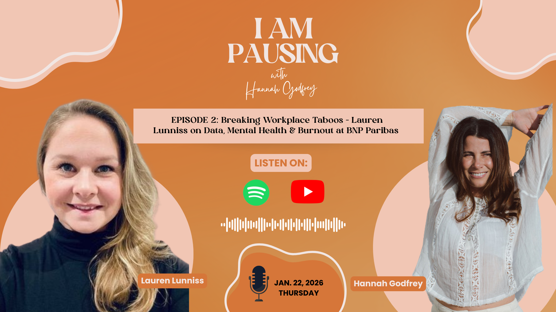 S1E2: Breaking Workplace Taboos - Lauren Lunniss on Data, Mental Health &amp; Burnout at BNP Paribas
