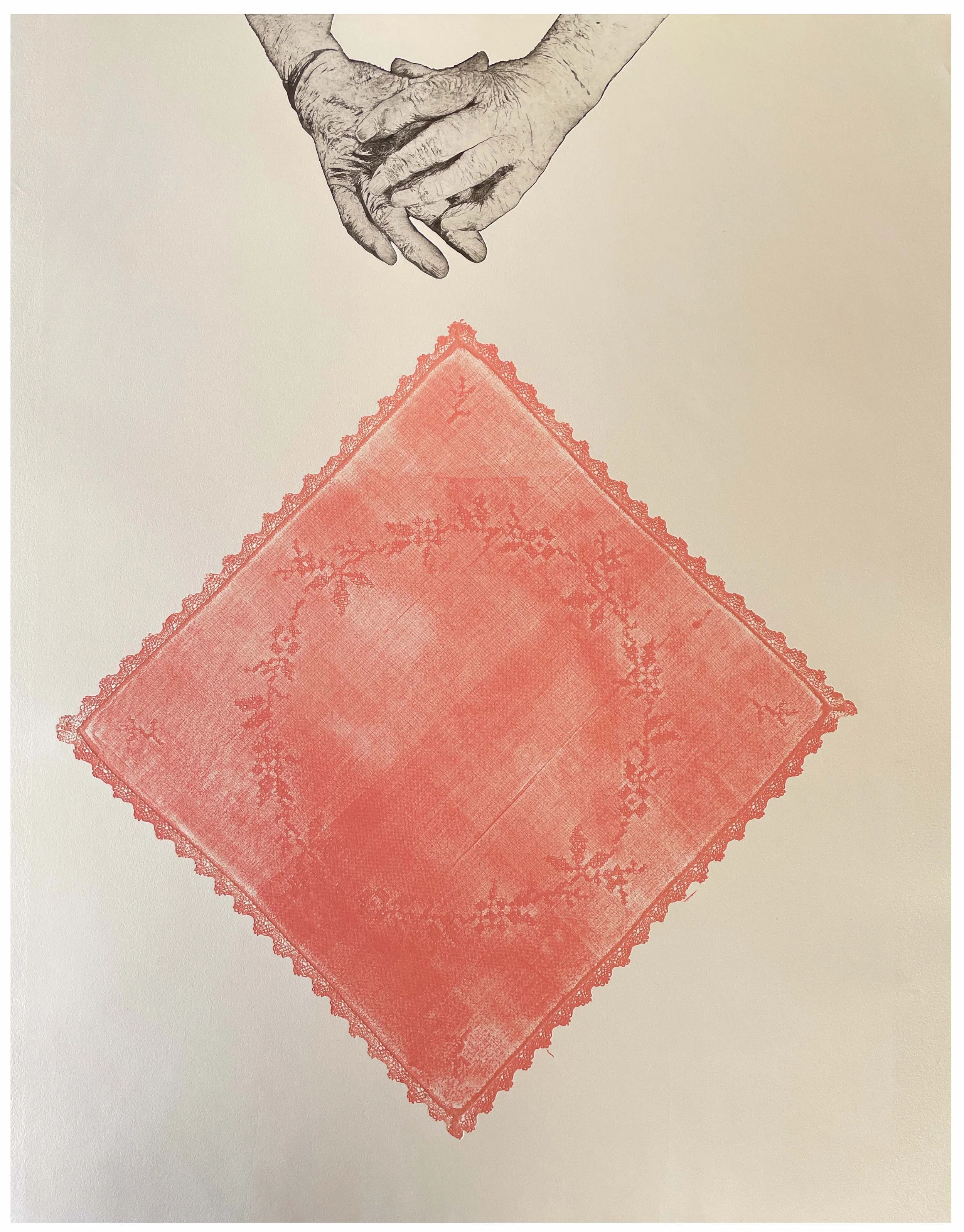 Mæ råkes te sommarn – torrnål/monotypi