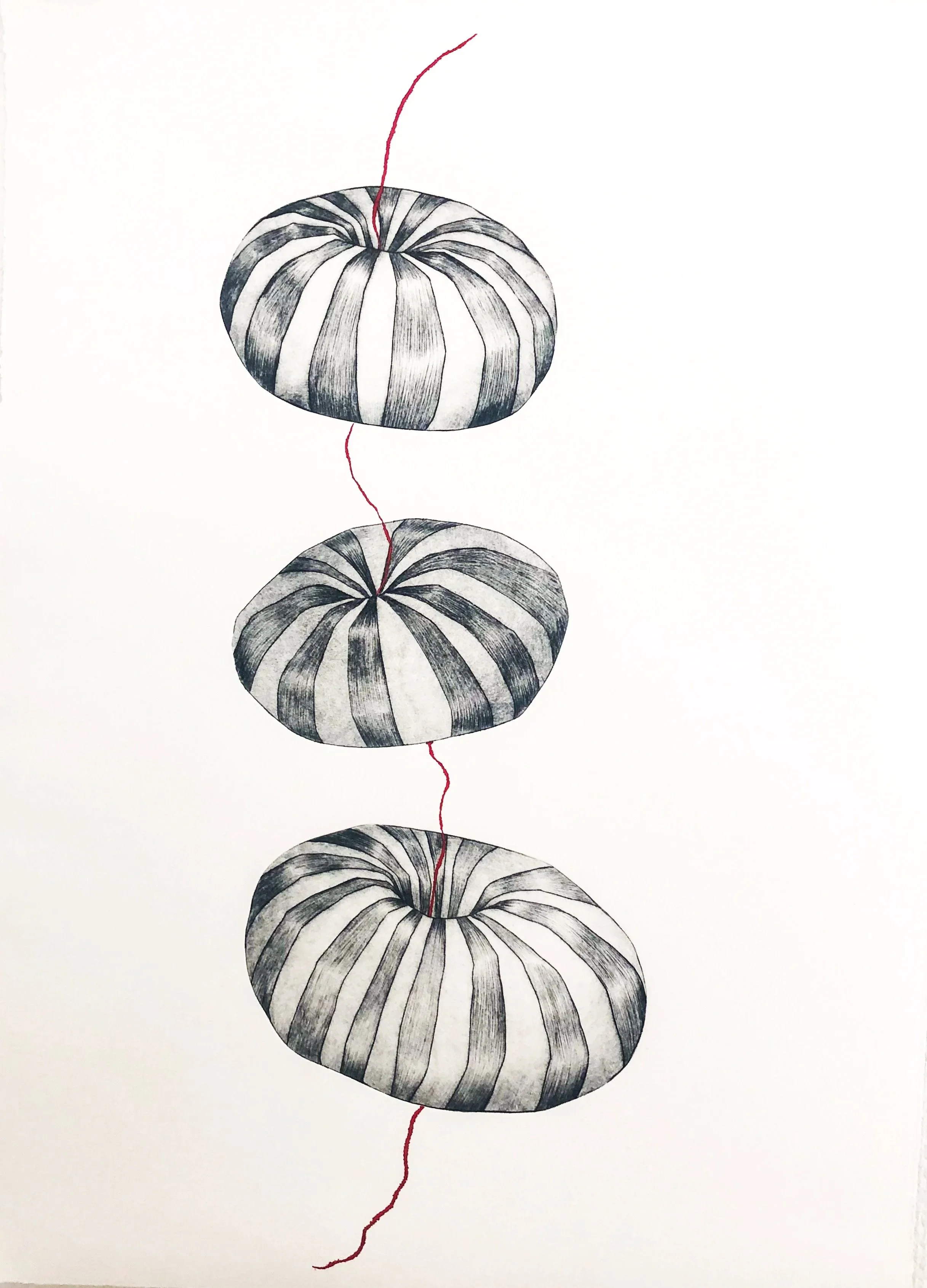 Region Västerbotten 2022 – 
"Cirkusfikon"
Torrnål, 35x45 cm