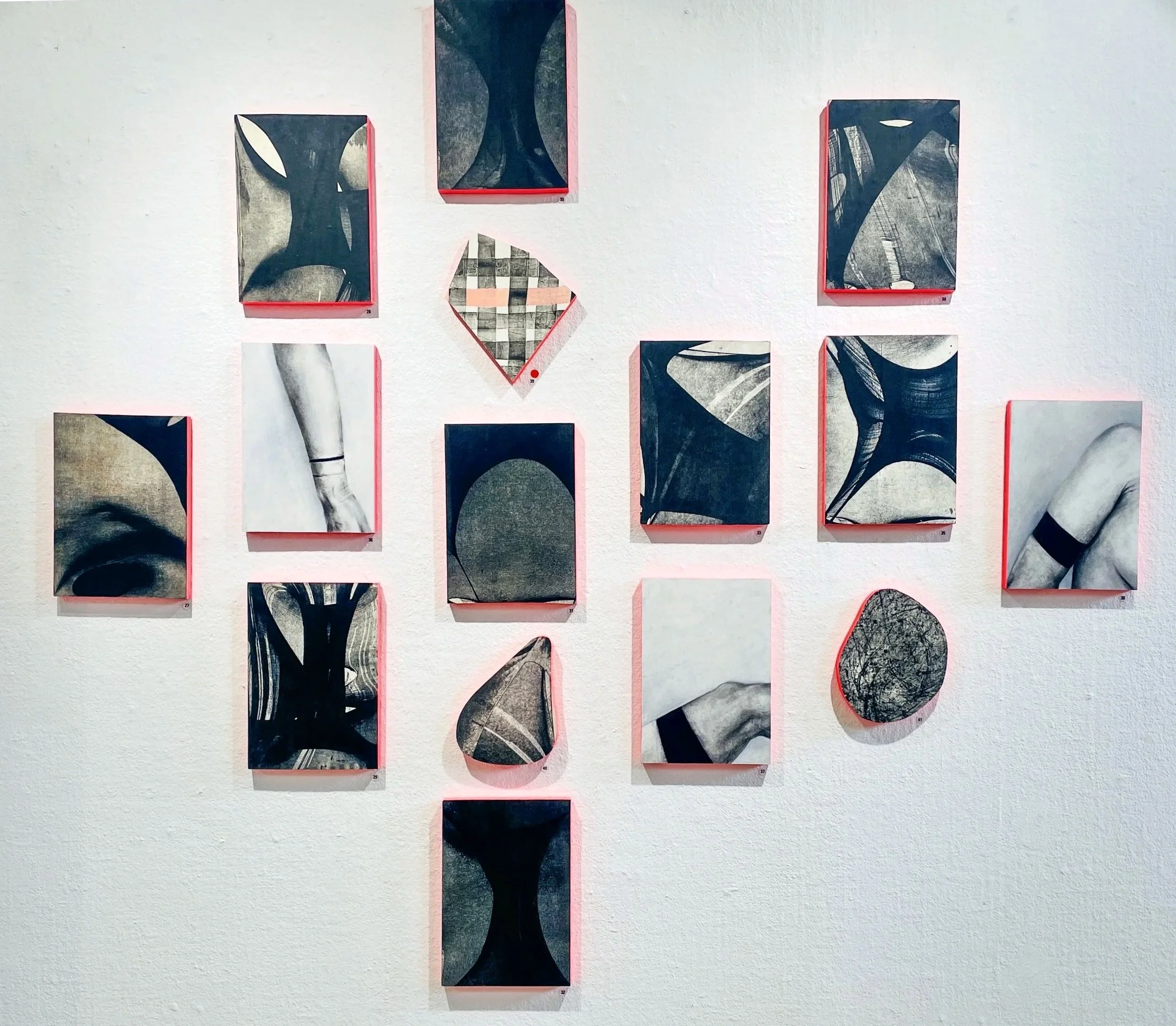 Peepshow 1-9, Stas 1-3, Stämningsunderlättare 1-3 – blandtekniker 