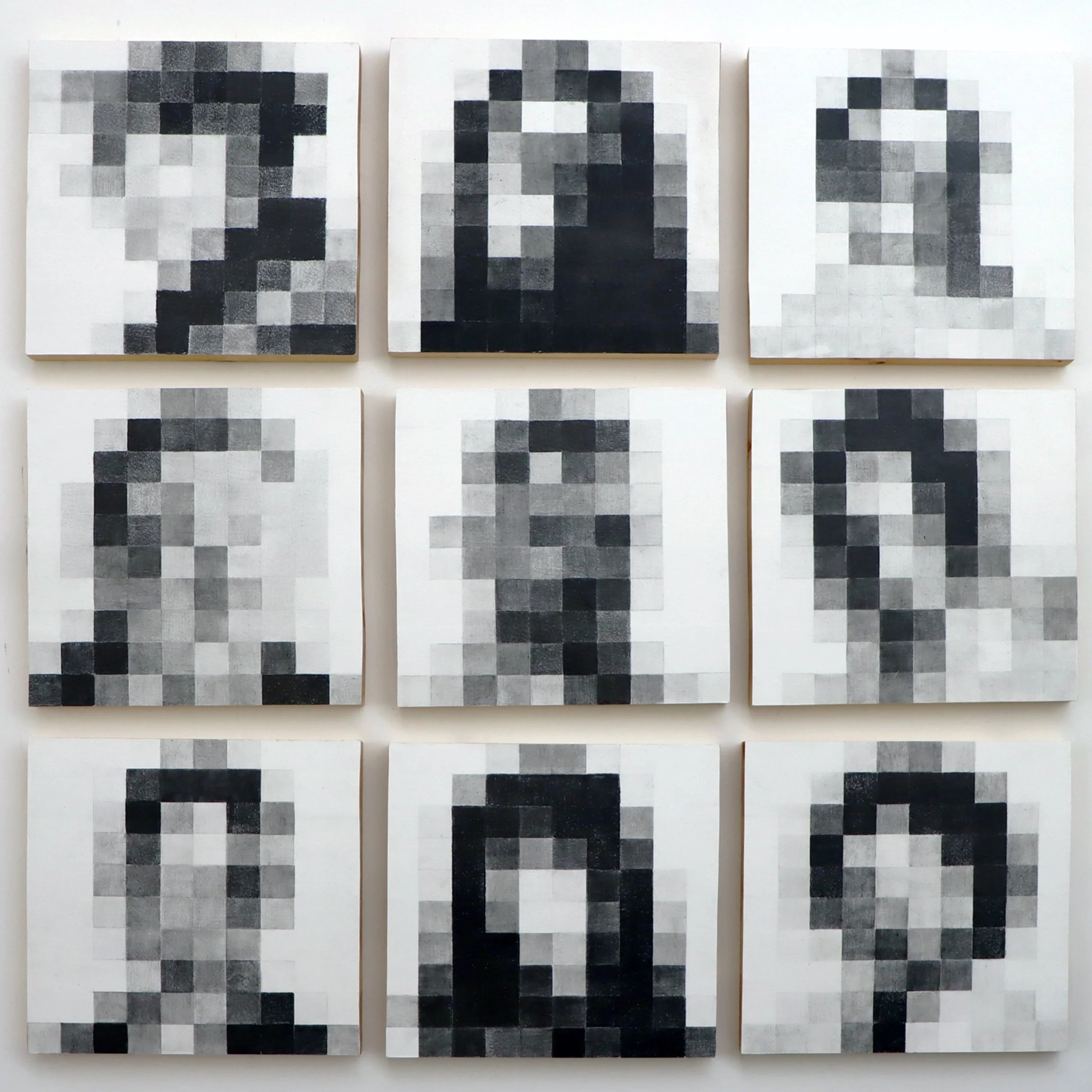 Dom jävlarna 1-9 – blyerts och vax på trä