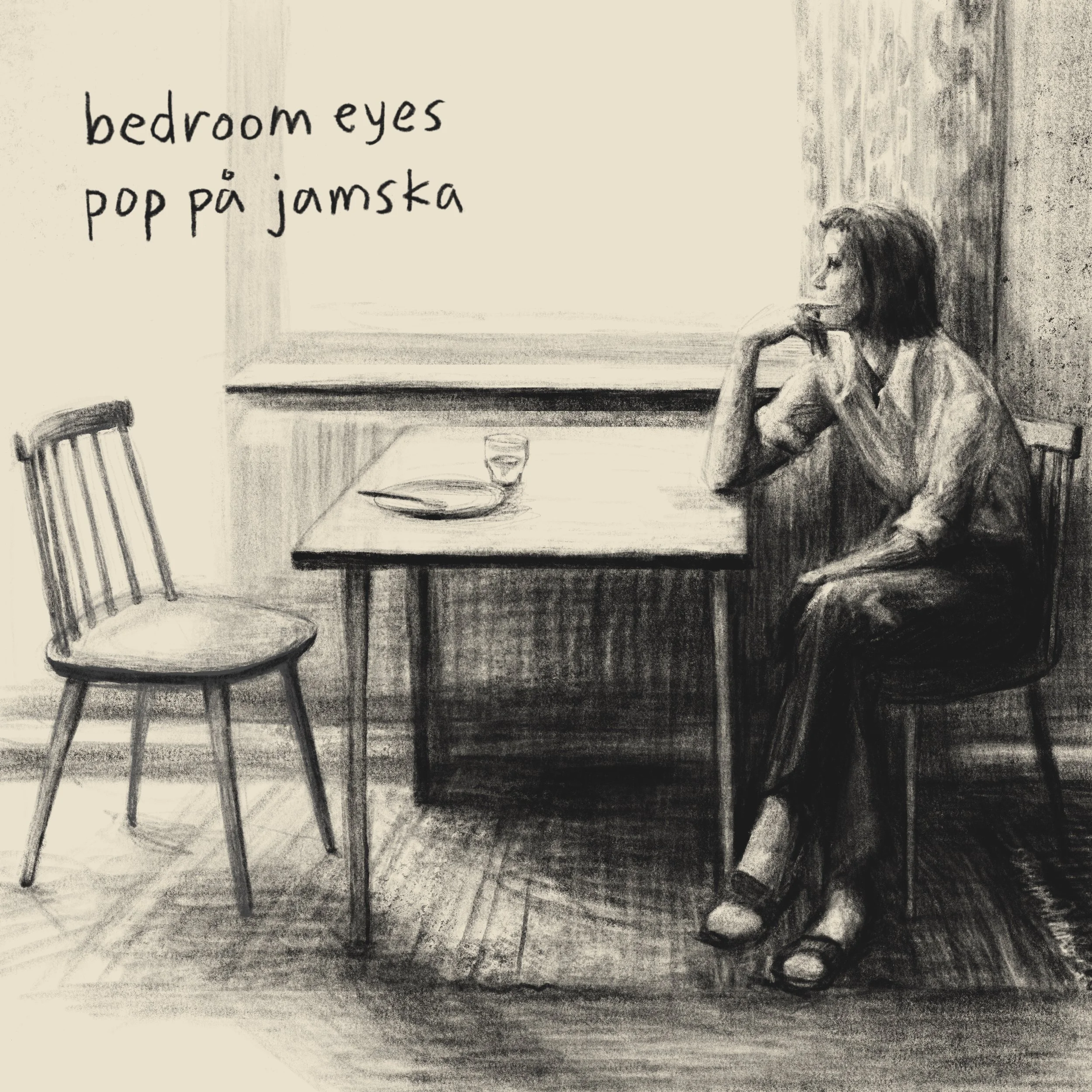 Bedroom eyes, 2023 – Illustration till EP:n Pop på jamska.
