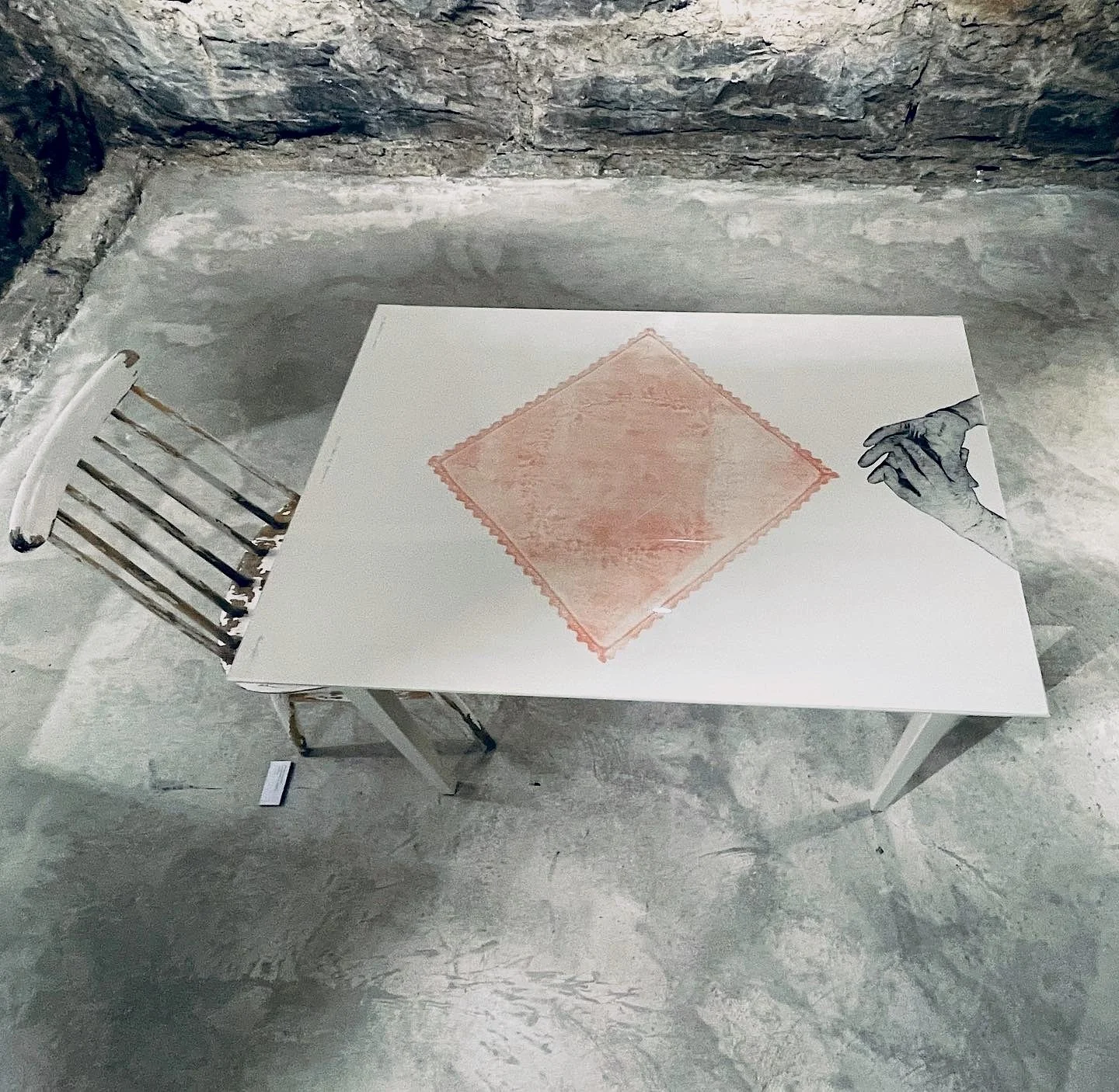 Mæ råkes te sommarn – torrnål/monotypi