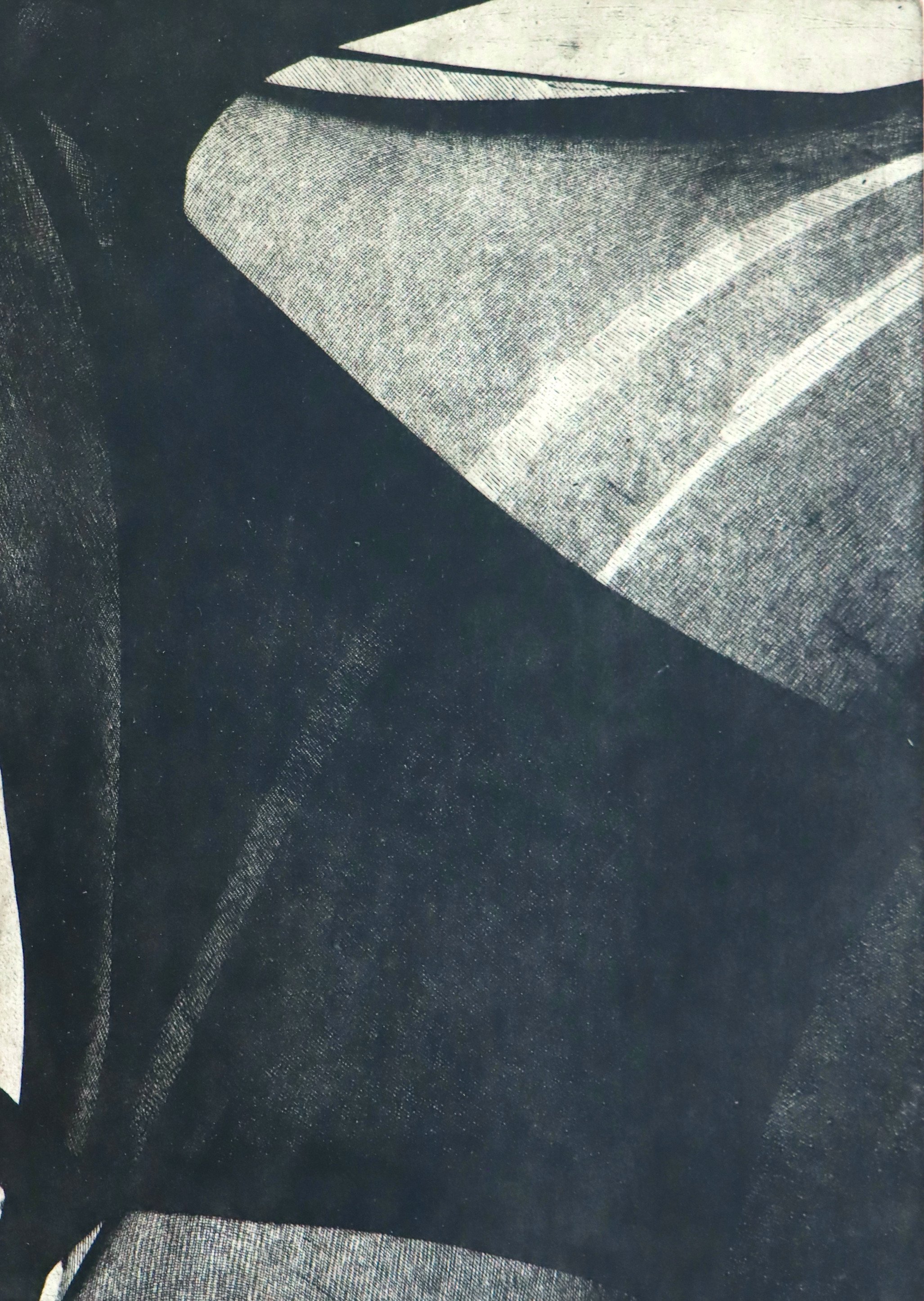 Peep show 3 – 
Fotopolymer, vax och akryl på trä