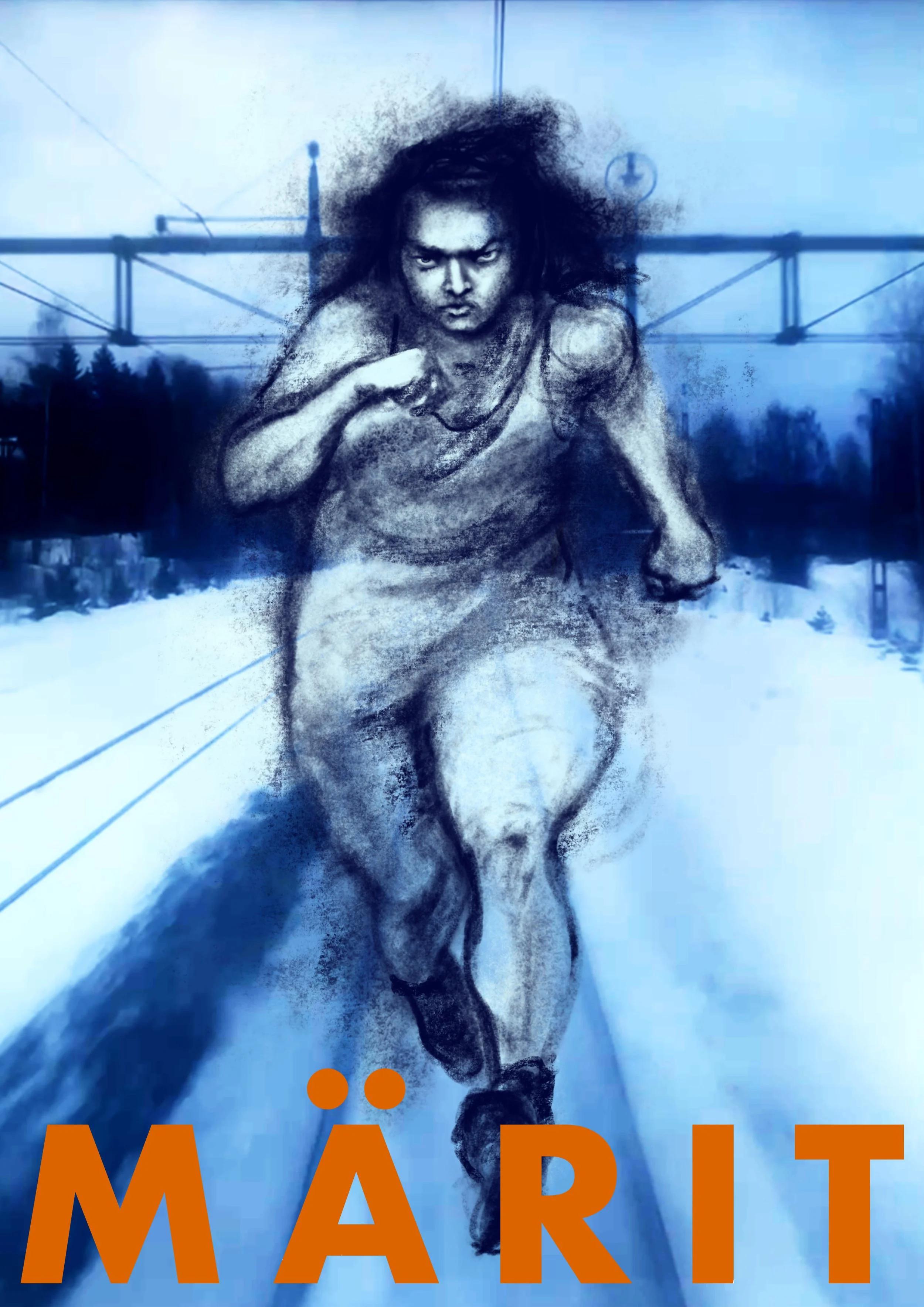 Estrad Norr, 2024 – Illustration till Märit, en koreografisk och musikalisk monolog baserad på Ing-Marie Erikssons roman från 1965, dramatiserad av Malin Nord.