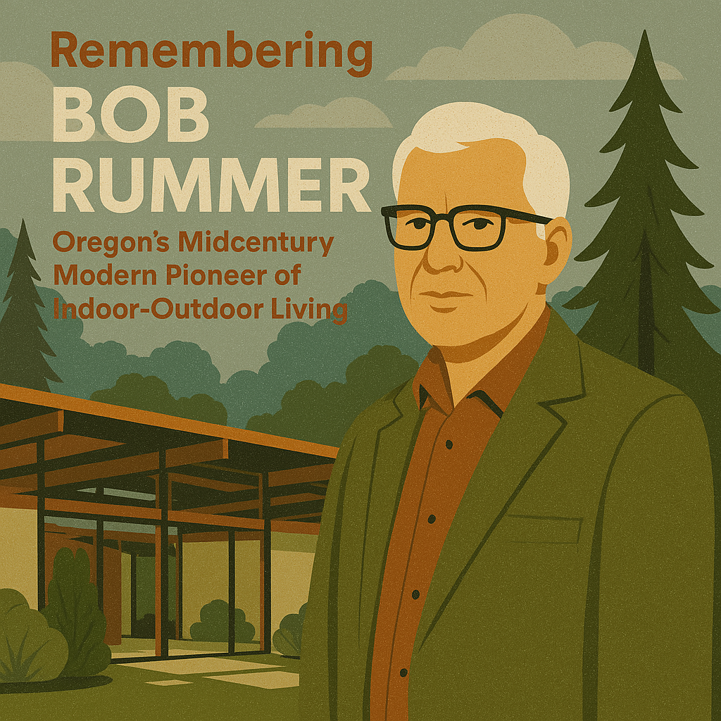 Remembering Bob Rummer: Oregon’s Midcentury Modern Pioneer of Indoor-Outdoor Living