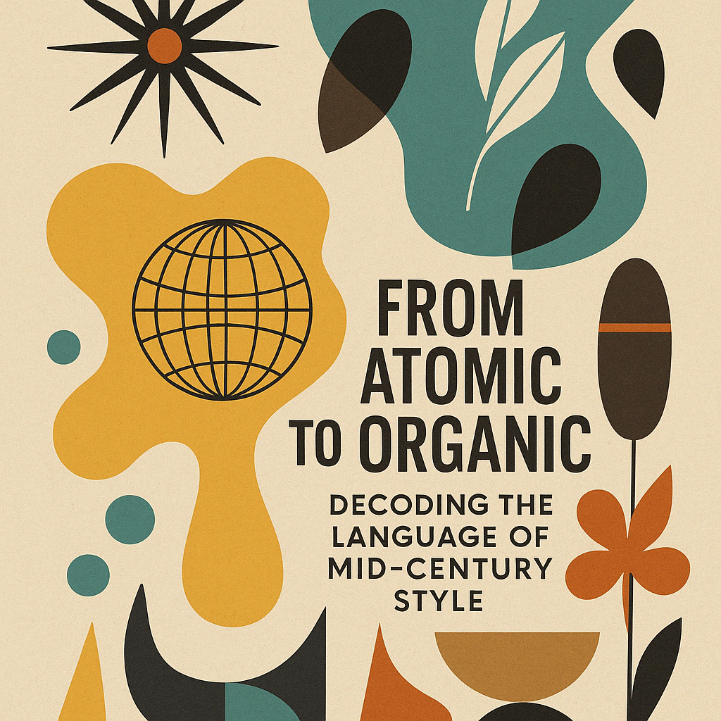 From Atomic to Organic: Decoding the Language of Mid-Century Style