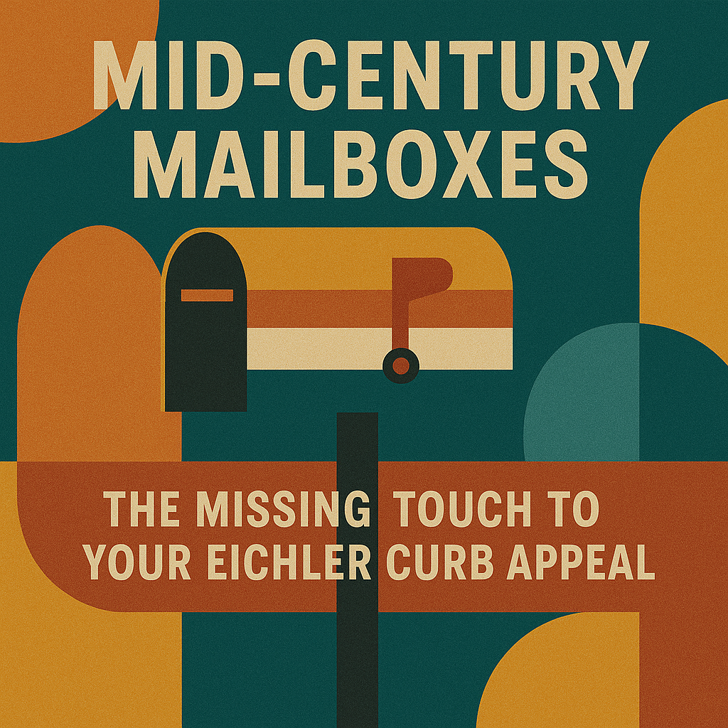 Mid-Century Mailboxes: The Missing Touch to Your Eichler Curb Appeal