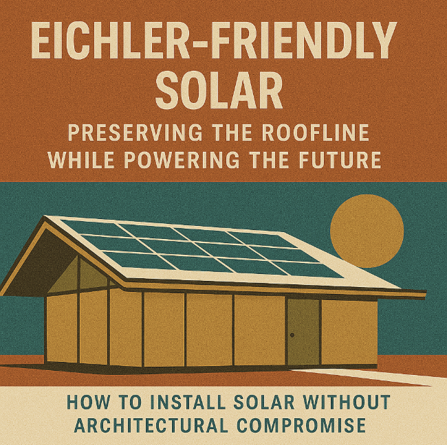Eichler-Friendly Solar: Preserving the Roofline While Powering the Future
