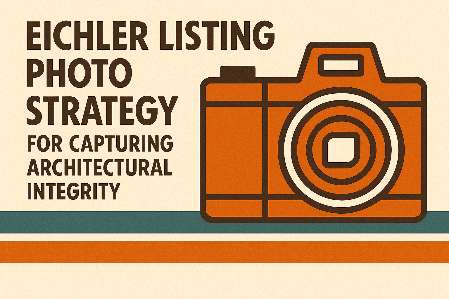 Eichler Listing Photo Strategy for Capturing Architectural Integrity
