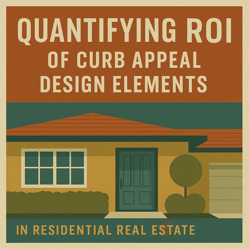 Quantifying ROI of Curb Appeal Design Elements in Residential Real Estate