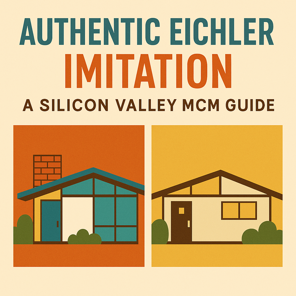 Authentic Eichler vs. Imitation: A Silicon Valley MCM Guide