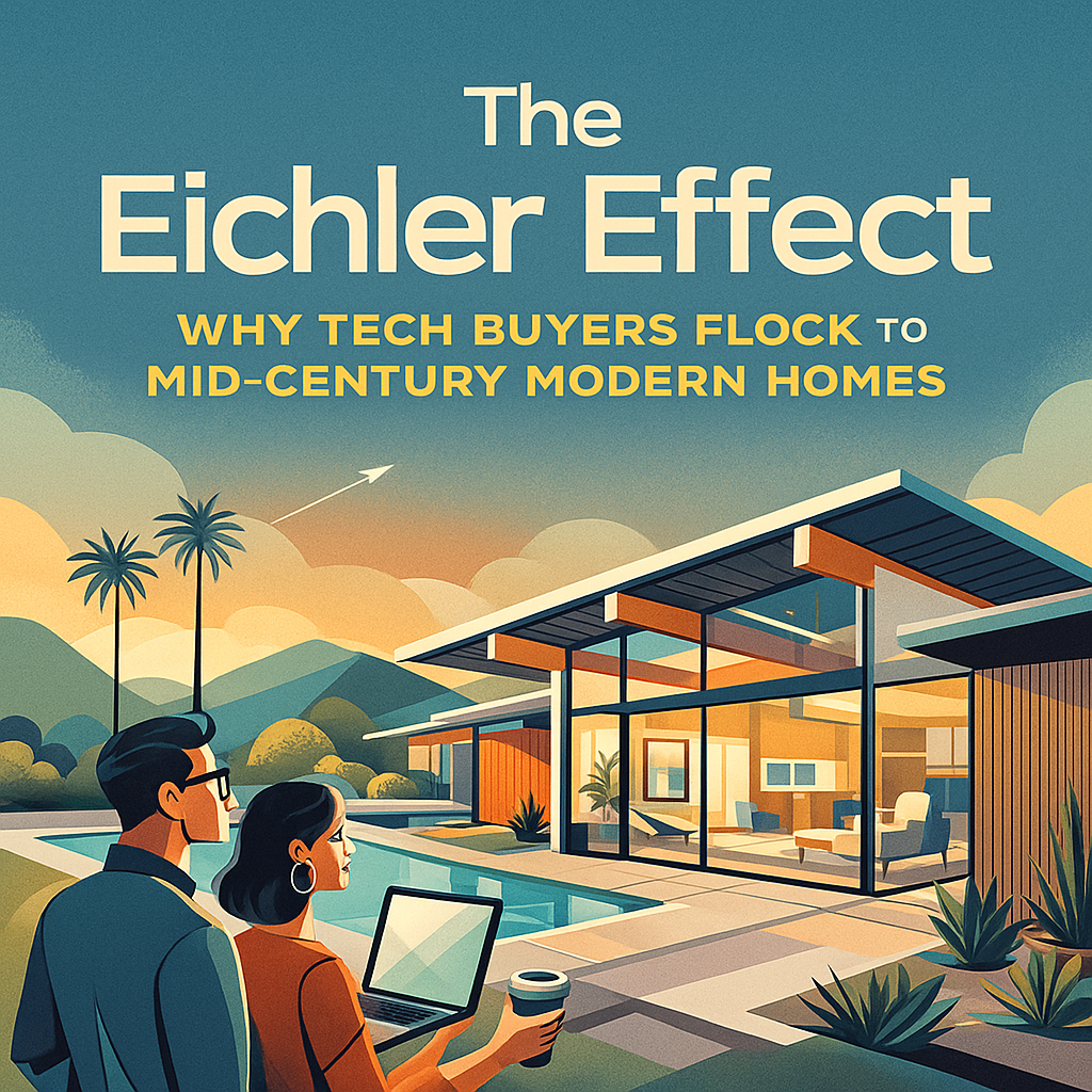 The Eichler Effect: Why Tech Buyers Flock to Mid-Century Modern Homes