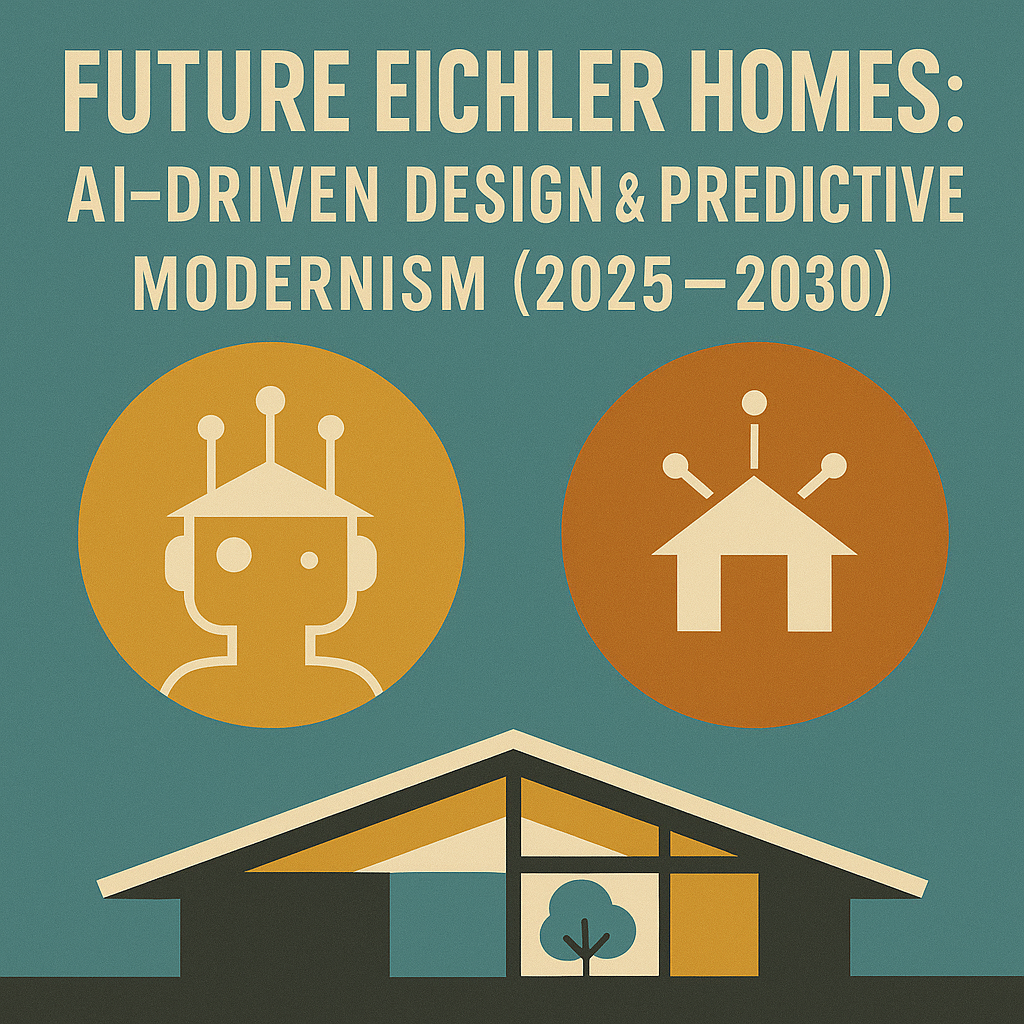 Future Eichler Homes: AI-Driven Design &amp; Predictive Modernism (2025–2030)