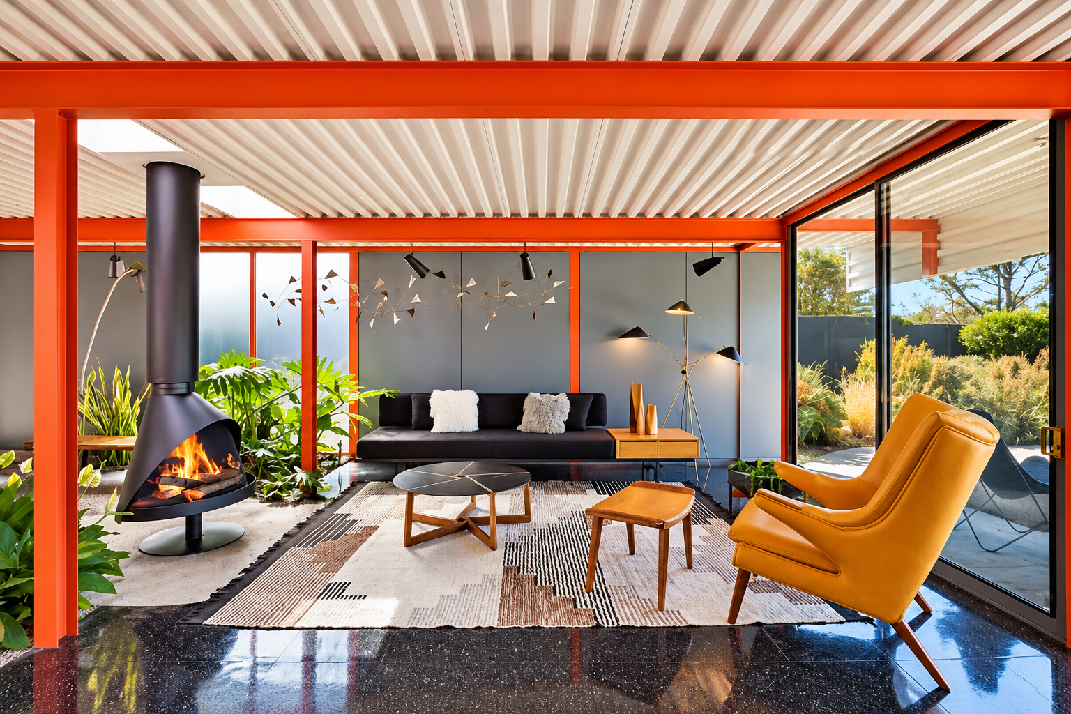 Mid-Century Glass Lounge with Fireplace.png