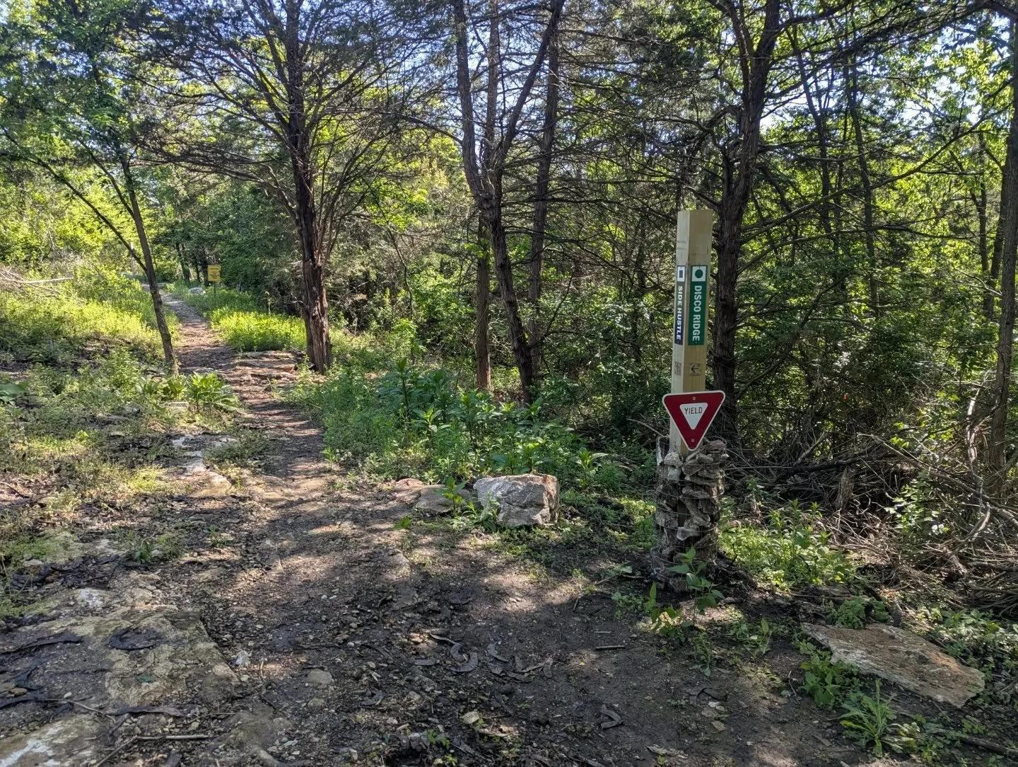Got signage installed and did some serious drainage work after two - 200 year rain events within a week at Gans Creek Recreation Area in Columbia, Missouri. 2 inches of rain in half an hour and another storm that dropped 4 inches in an hour - can't f