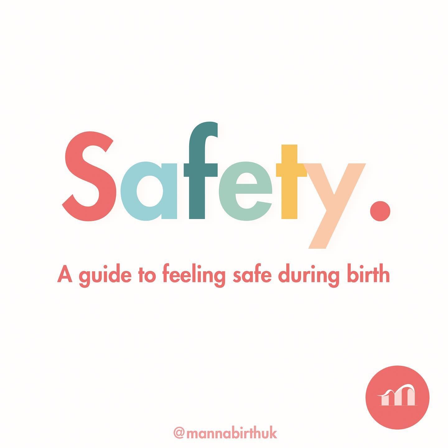 👀 Check out our blog for LOADS more information and guidance on feeling safe during birth here: https://www.mannabirth.co.uk/resources/feelingsafeinbirth

A positive birth experience is about ownership, feeling loved, cared for and safe. Safety can 