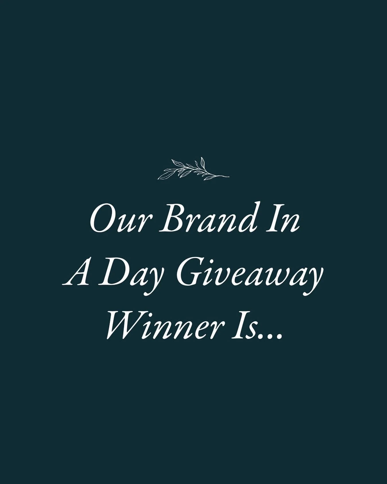 The winner of the Brand In a a day experience is&hellip;. @hearthside_event_center! Congratulations, we are so excited to learn more about your business and give your branding a boost to start the new year! Check your email because instructions on ho