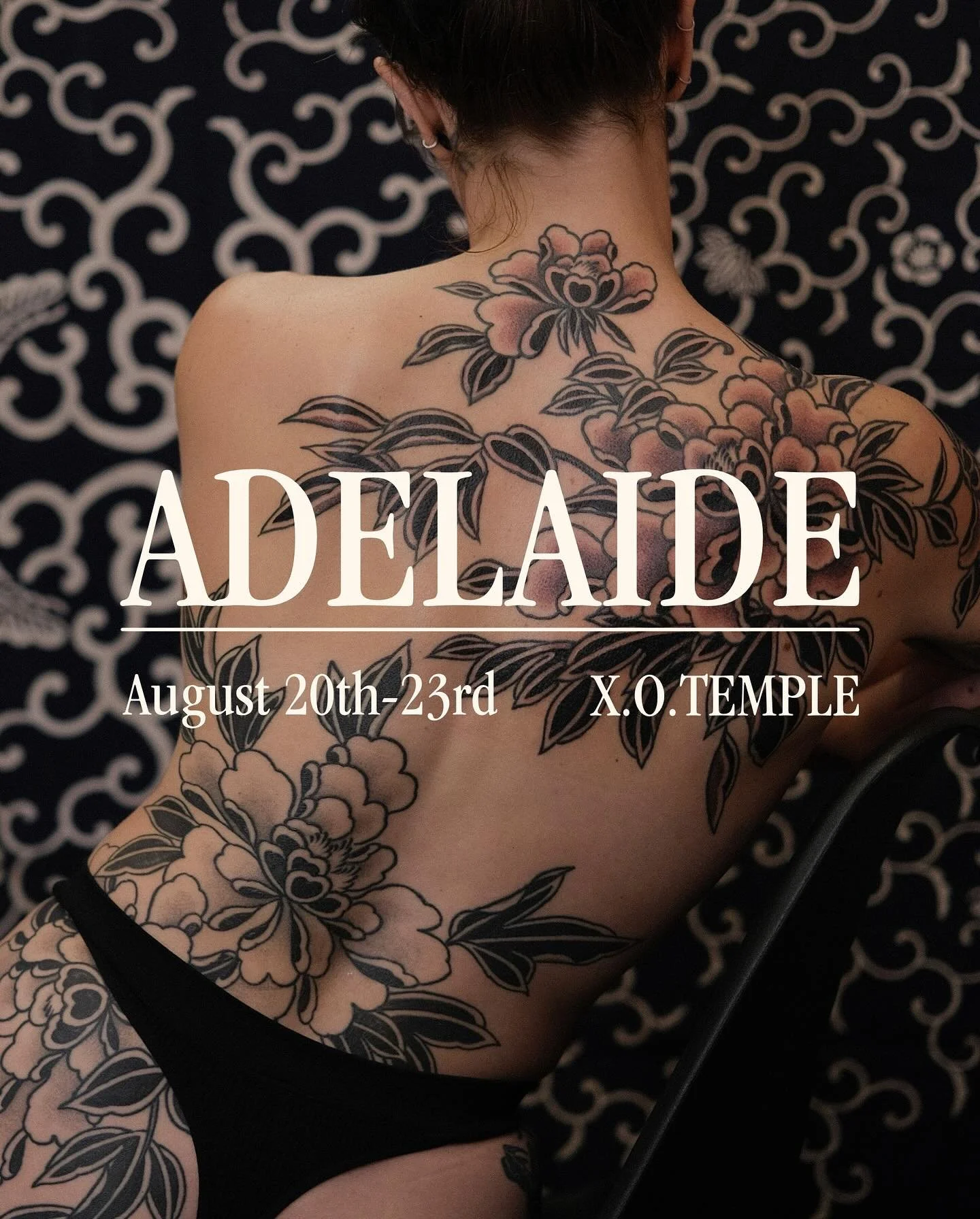 Adelaide! I&rsquo;ll be tattooing @__xo.temple__ from the 20th-23rd August :) Book instantly via link in bio ☺️ or DM to have a chat!