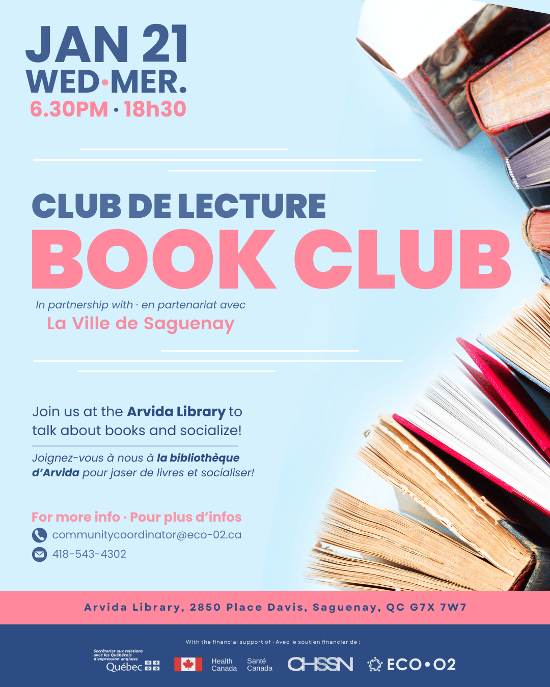 Saguenay Book Club January 2026