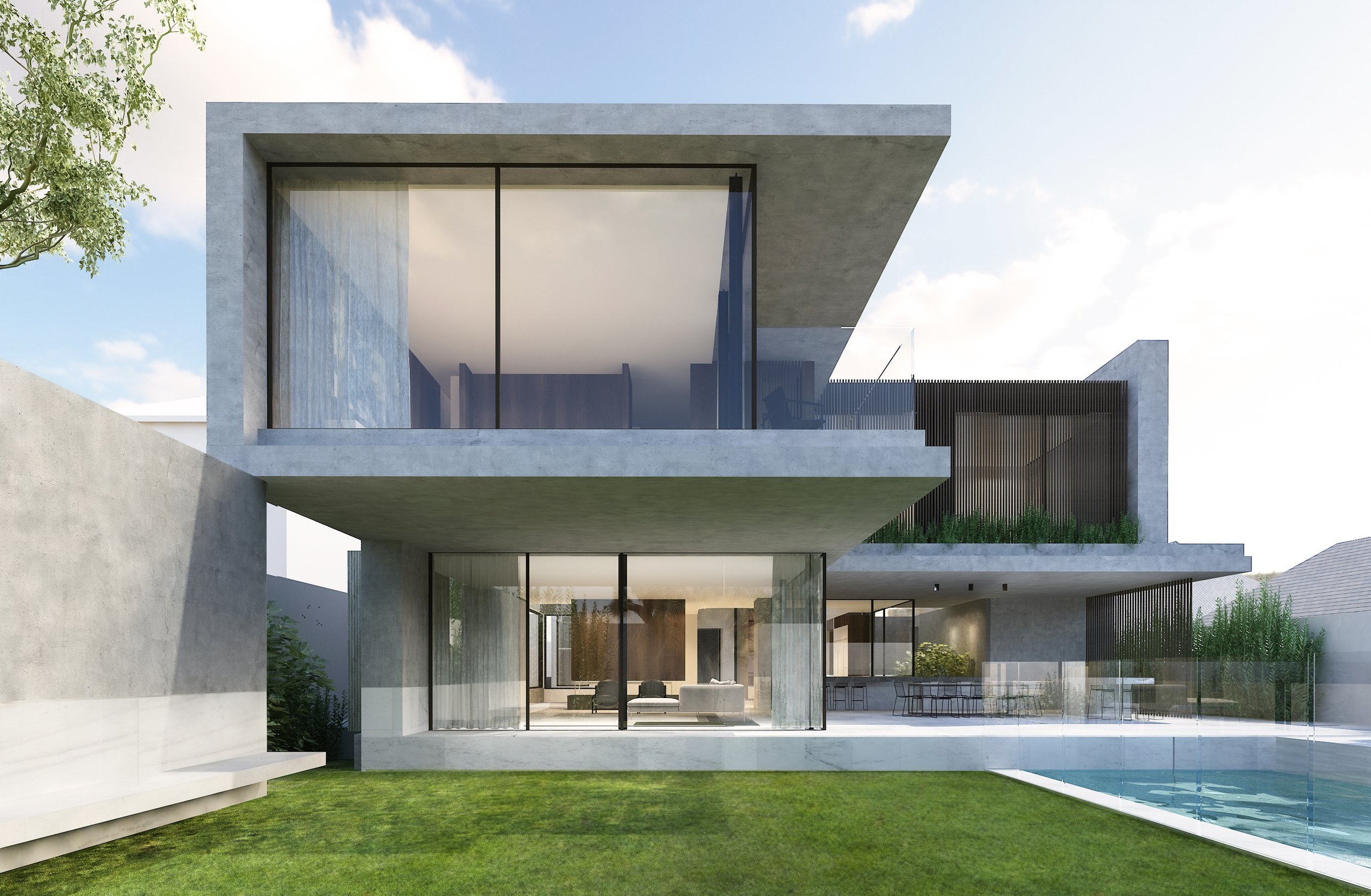Concrete Oasis House | Essendon