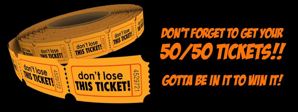 50/50 Drawing Scoreboard Graphic