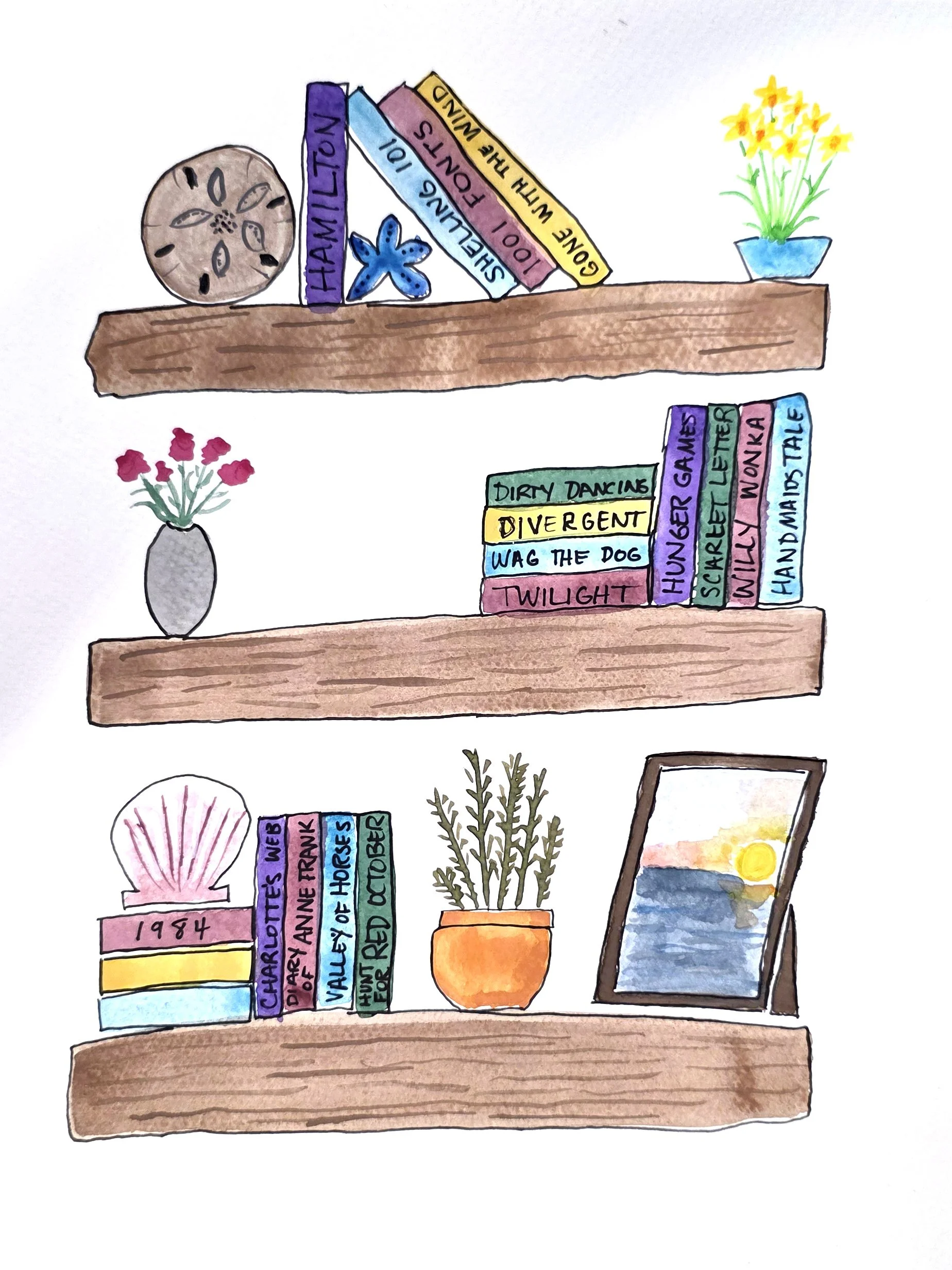 Very first watercolor project