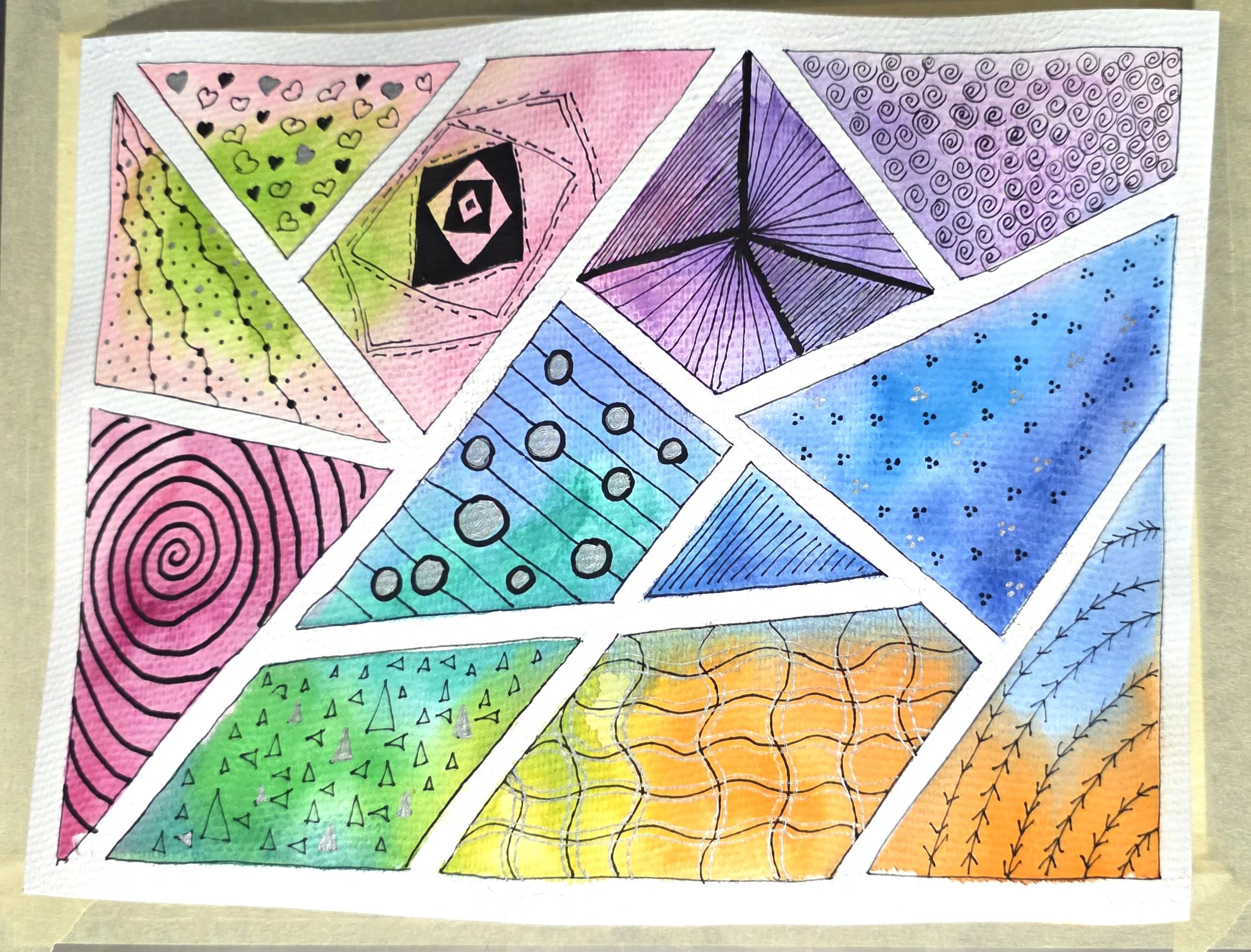 Zentangle Watercolor