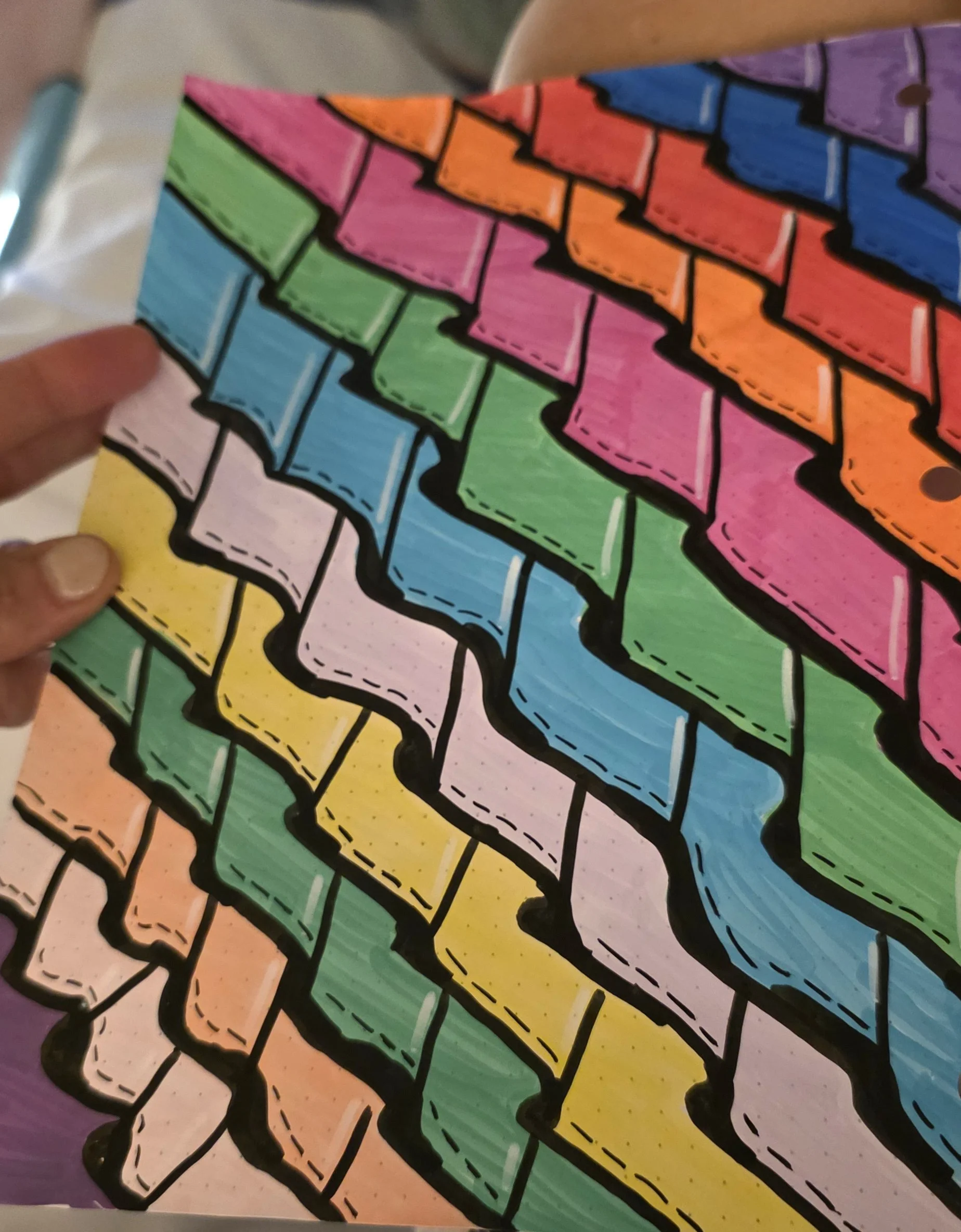 Zentangles on the cruise