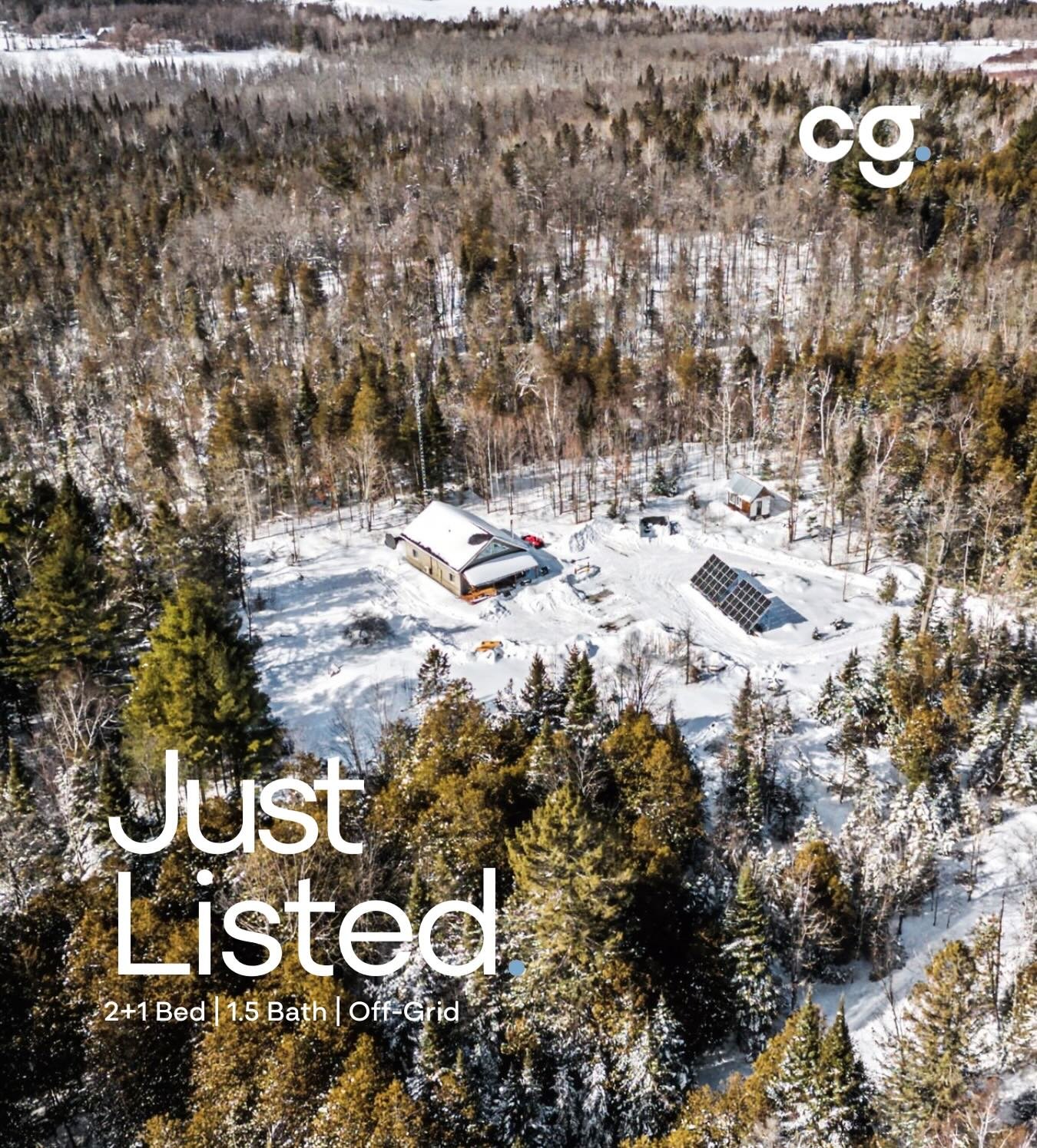 Just Listed | 154 Proulx Lane, Lanark

25 acres. ~1,000 ft of Clyde River frontage. Fully OFF GRID.

Welcome to a one-of-a-kind 2021 build designed for true self-sufficient living &mdash; without giving up modern comfort. Fully solar powered (Sol-Ark