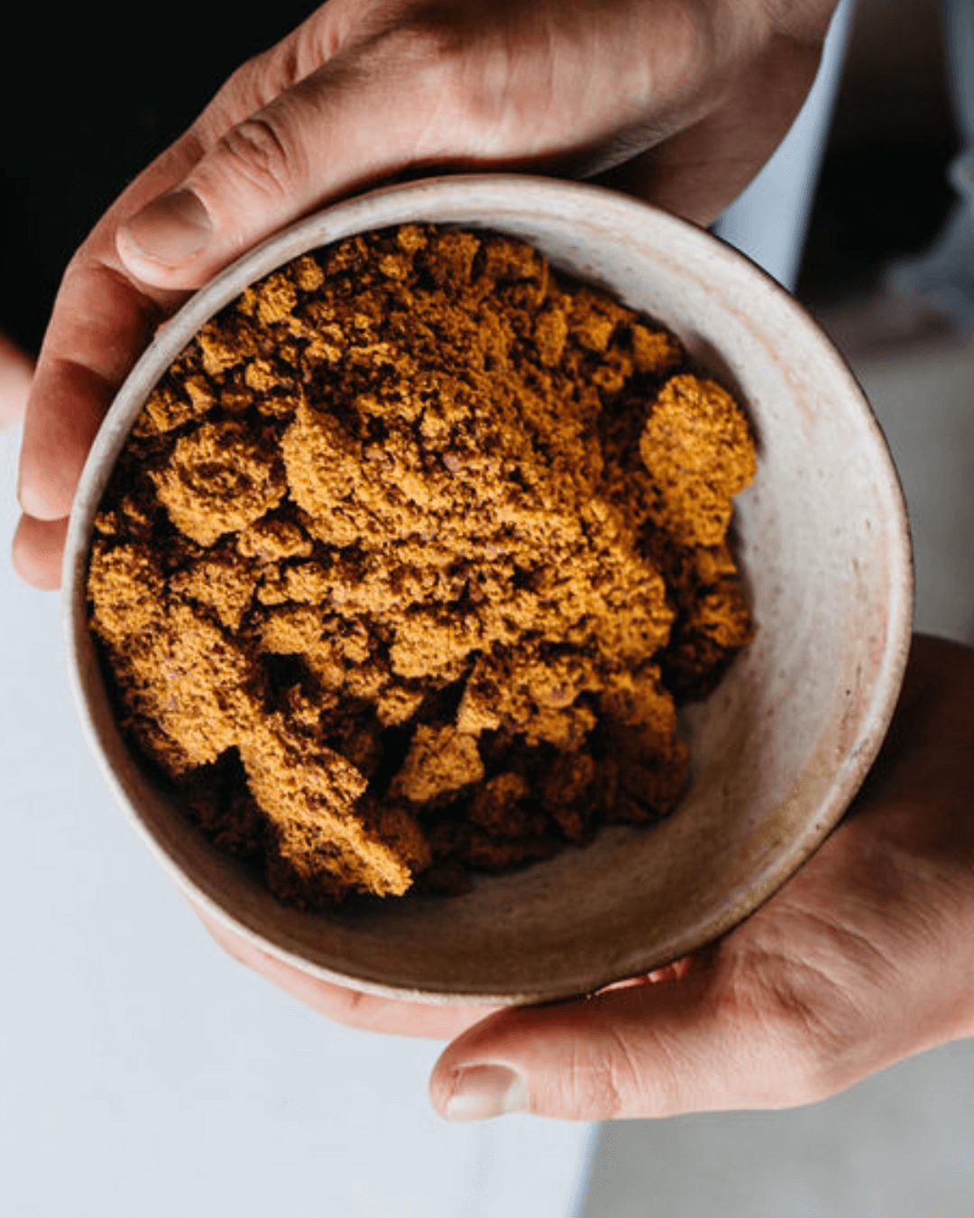 New Dawn Panela in a bowl, caramel brown granules (Copy)