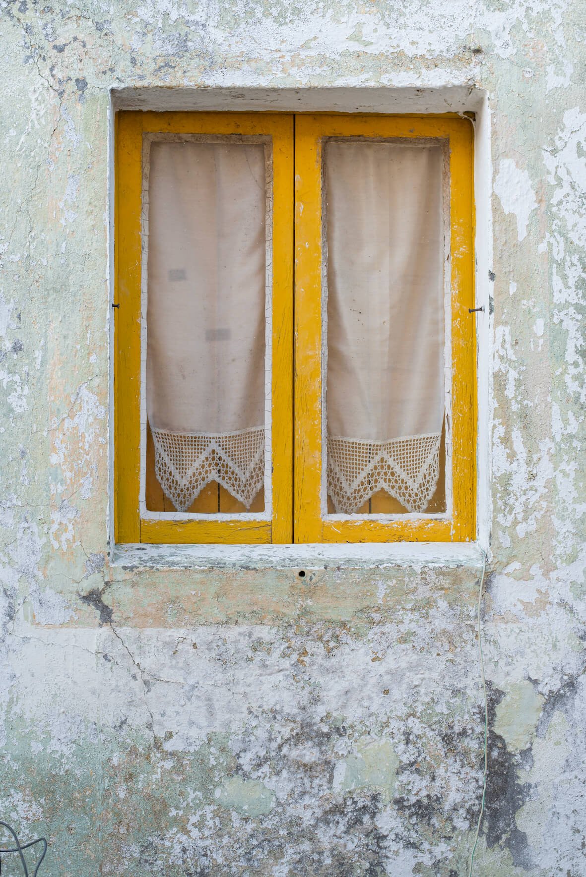 Garca Branca Mondego Valley Portugal village window