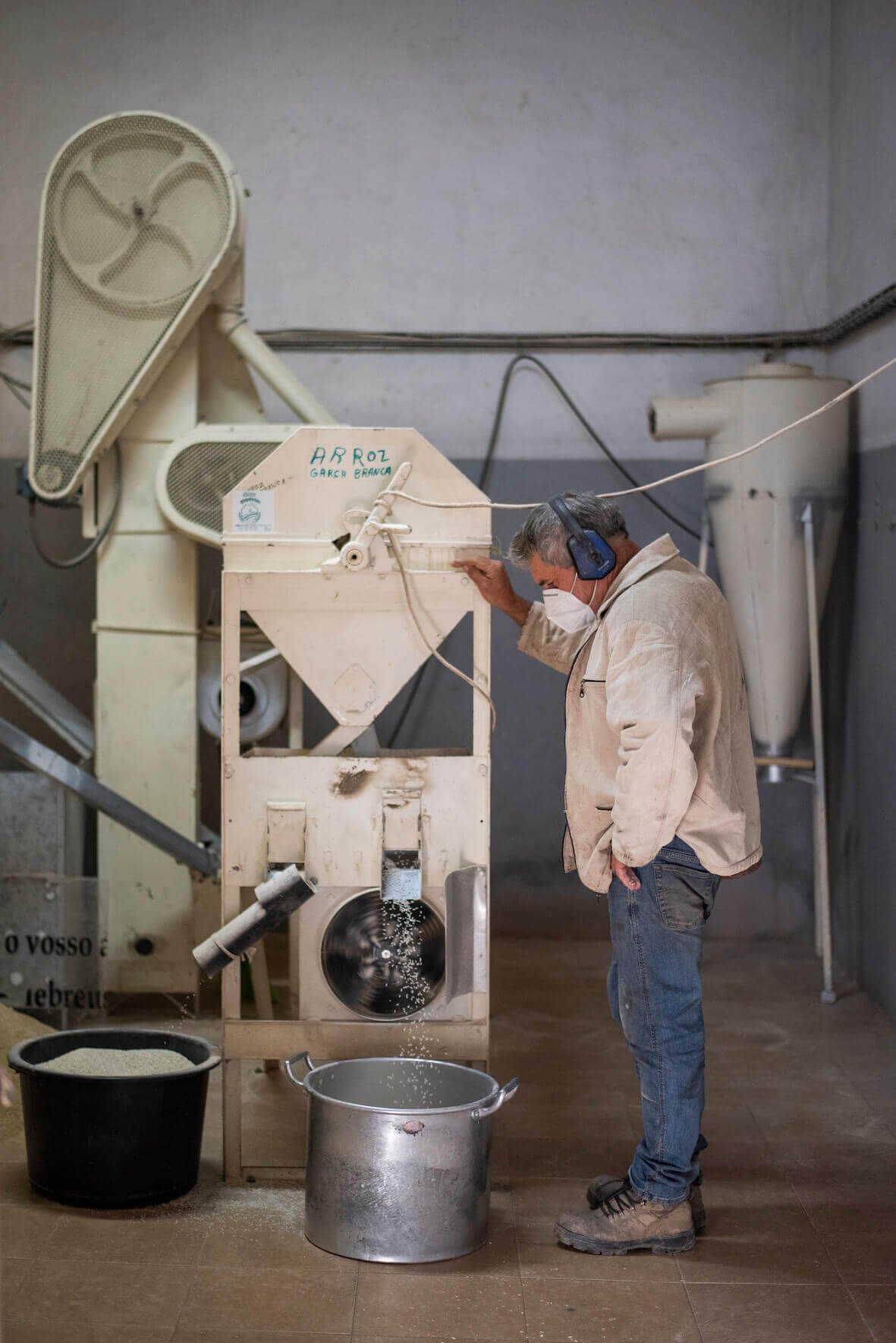 Garca Branca mill dehusking