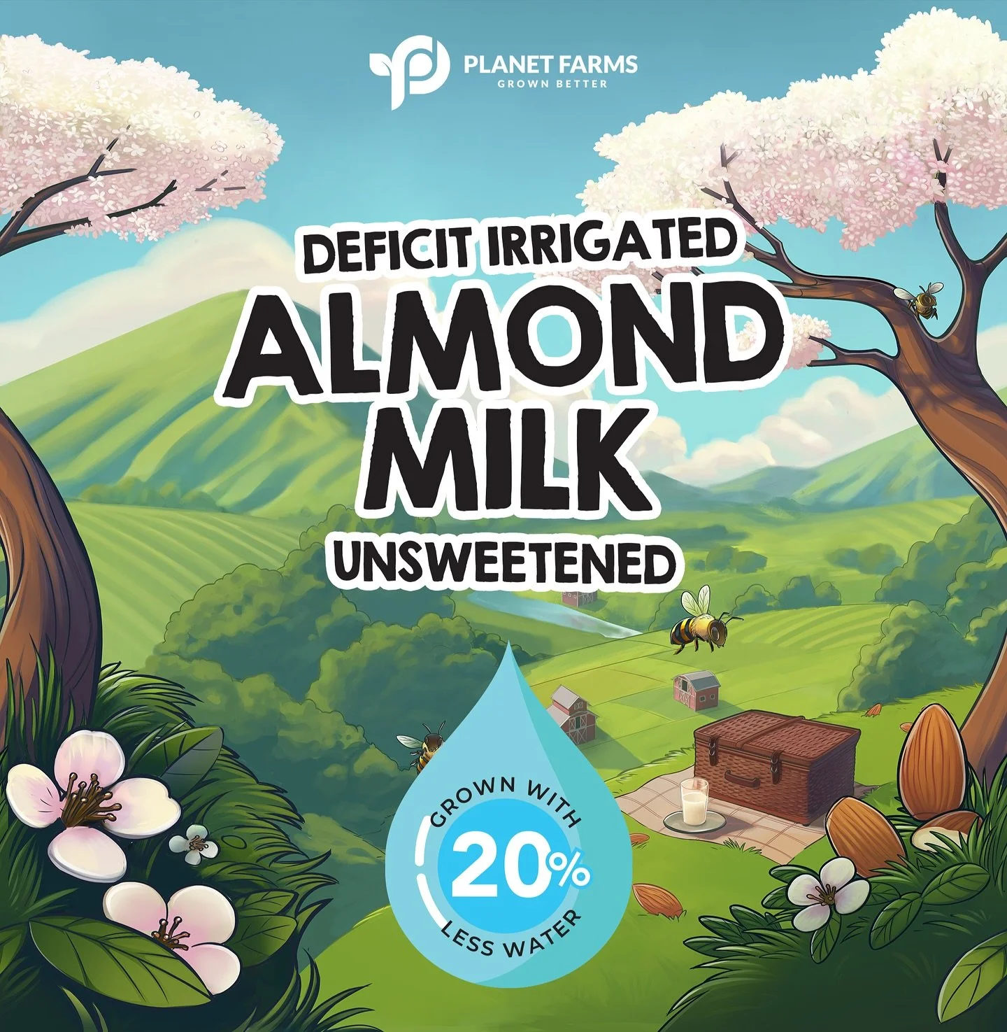 Planet Farms&rsquo; Almond Milk packaging illustration 🌱

Artists: @gustlima @alisson_rick_

#illustration #packaging #planetfarms #almondmilk