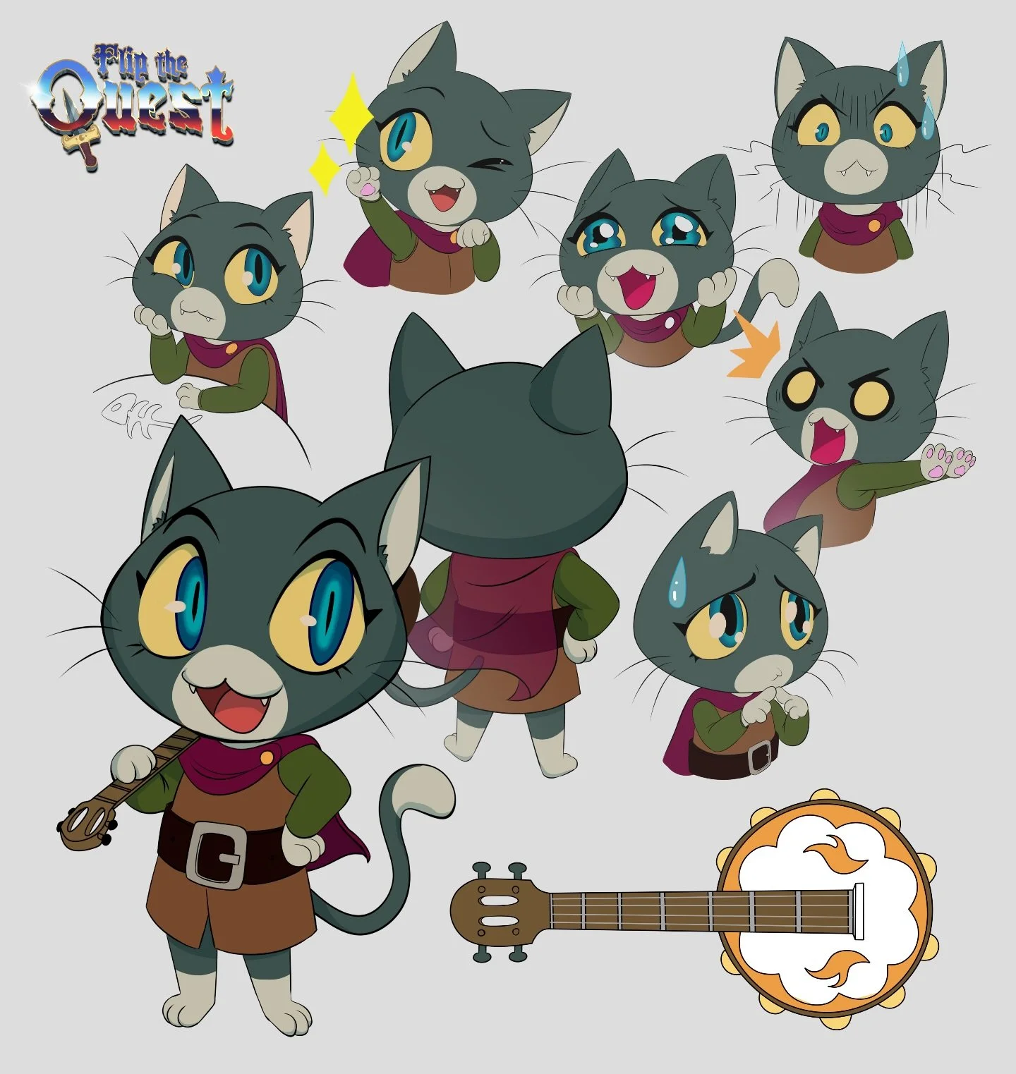 Before the curse, Caelan was your typical bard: charisma maxxed, with the funniest and most catchy tavern songs that moved crowds.

He could lift any mood, charm the meanest foes.

But now he&rsquo;s tone deaf&hellip; and any song now come out comple