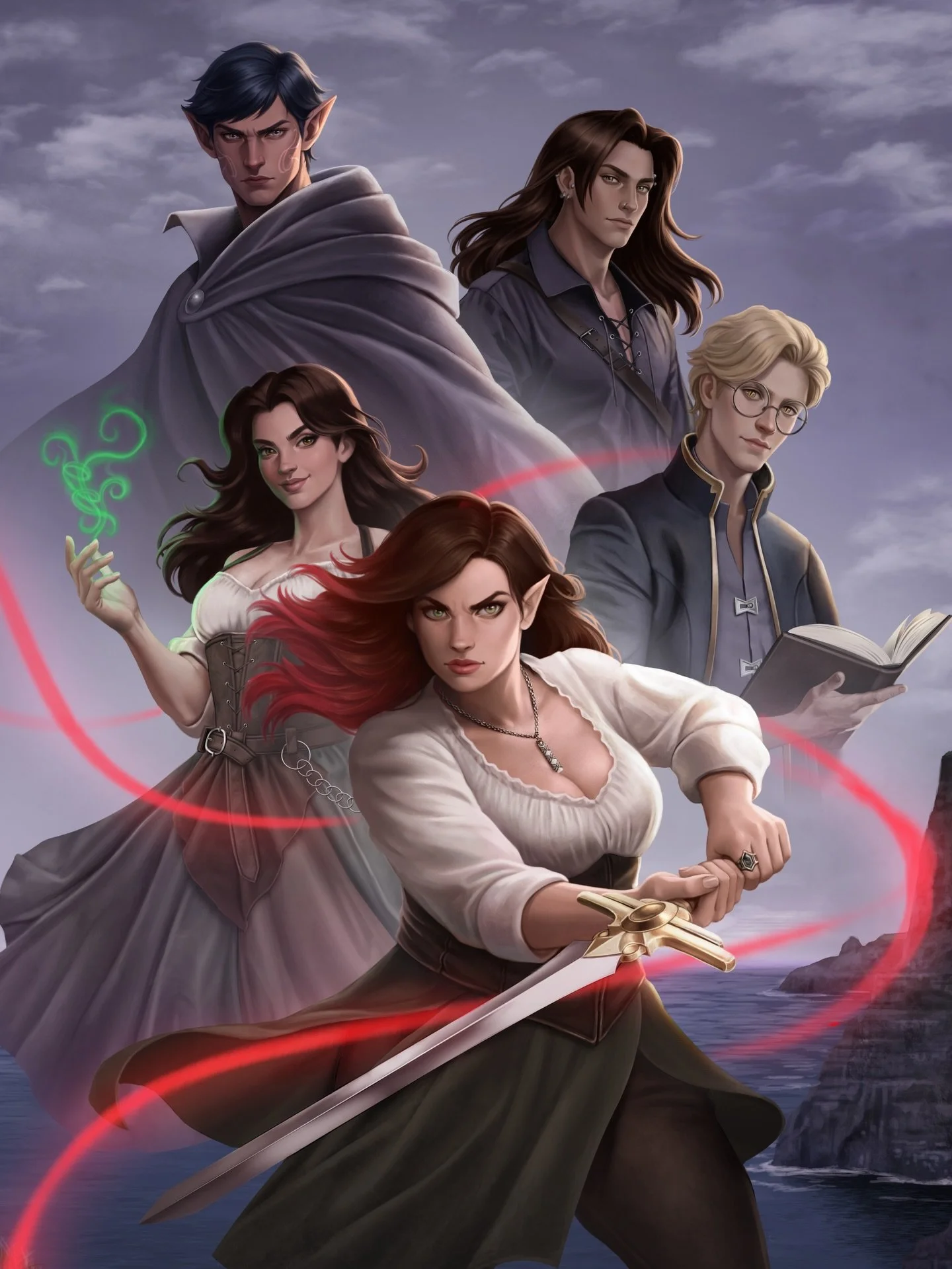 The Blade of Death (Threads of Fate: Book 2) 🗡️
Cover illustration for @authortaylorlust 

Artists: @dinduarte.jpg @gabrielvitoria_ @gustlima @anselmecf.art 

#bookcover #coverart #fantasy #romantasy