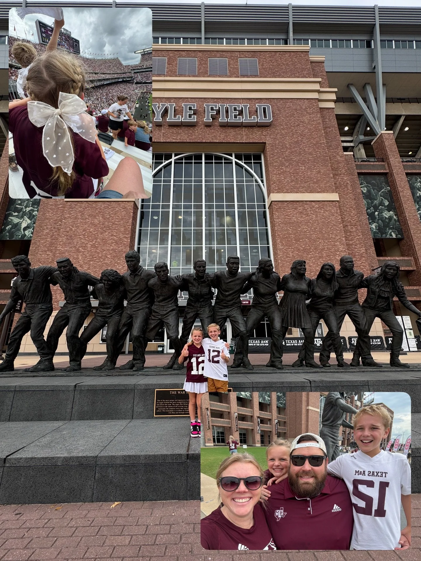 Because I&rsquo;m still championing bringing back our photo memories to Instagram! Our September unedited and only semi-curated.

&bull; Annual Aggie football game, last one as a family of 4! We absolutely roasted. Never again in September. I&rsquo;m