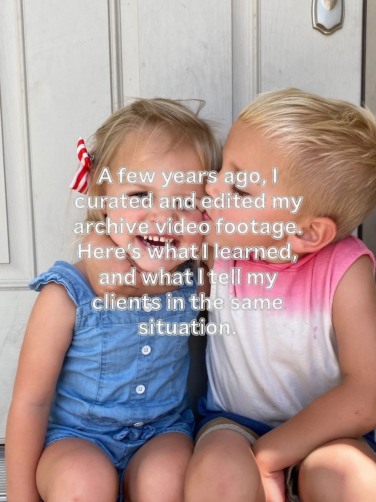 A few years ago I had a personal video project to completely organize and edit all our archive footage from 2015-2018. I&rsquo;ve learned some important lessons in this process I think you will find helpful. And, these are all things you can ask for 