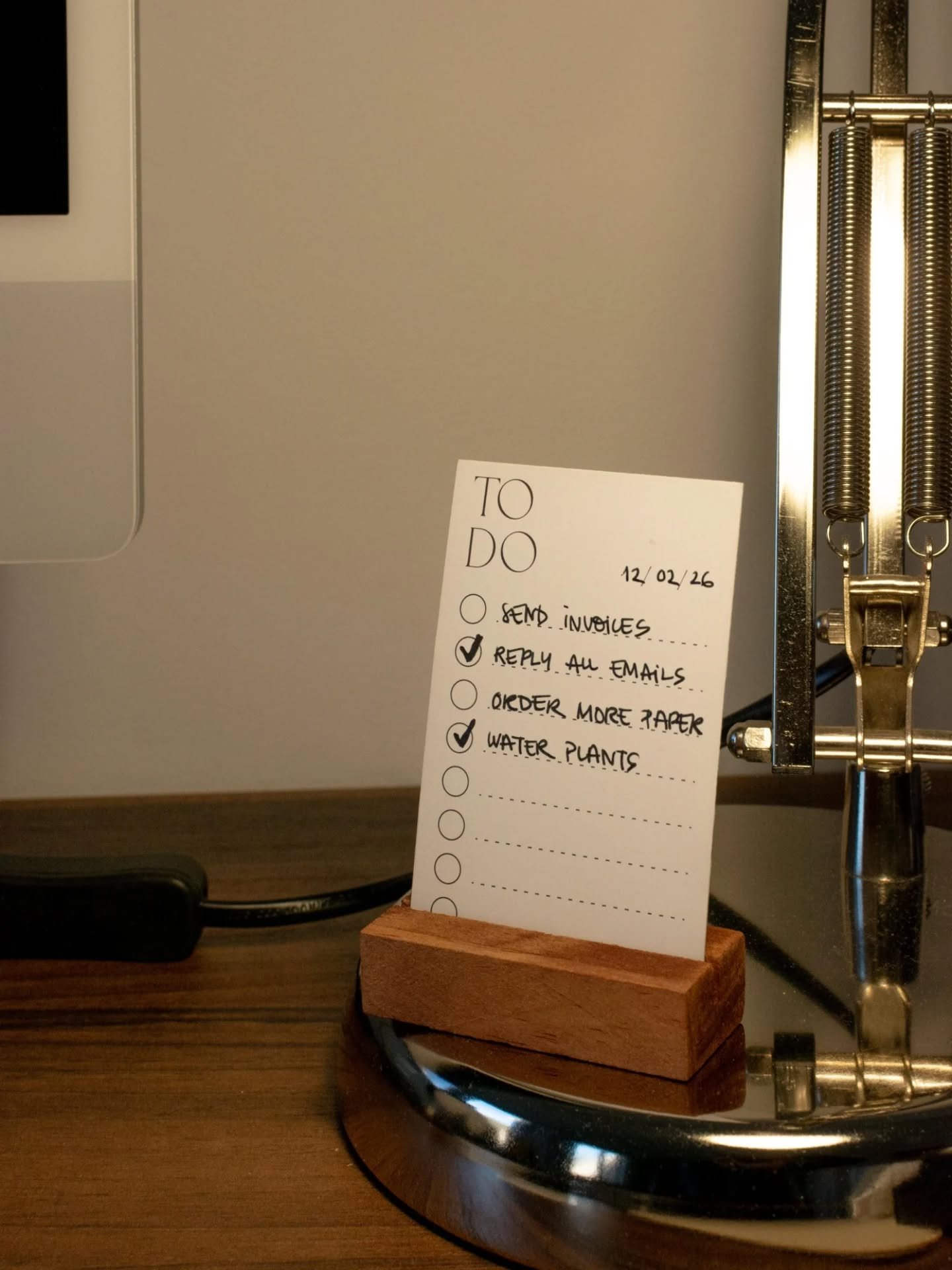 For desks that value order and quiet intention.
Minimalist To Do cards for focused, mindful days ✍🏼🌾
Less screen. More calm.
Just launched today &mdash; discover them via the link in bio.

#productivitytools #planners #mindfulplanning #aestheticdes