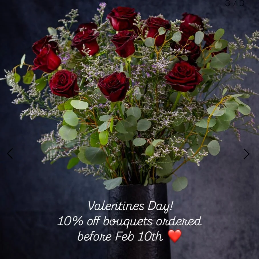 ❤️ Valentines Day is just around the corner! Head over to www.rcinc.com and receive a 10% discount on all Valentine&rsquo;s Day bouquets ordered before February 10th for delivery on February 14th ❤️ 

Show someone you care about them with the gift of