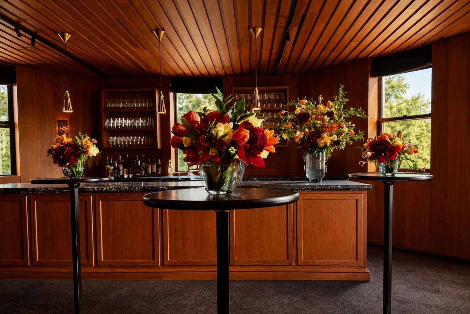 Florals composed like a Renaissance painting &mdash; layered, dramatic, and rich with shadow, warmth, and color.

For an intimate evening honoring classical music, each arrangement was designed as a living still life within the architecture of the ro