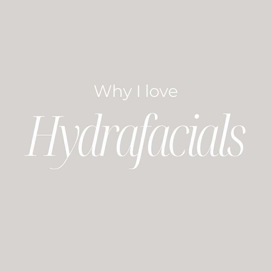 Treat yourself to a Hydrafacial so your skin can shine this Spring! ☀️

Why I love Hydrafacials: 

💧Deeply cleanses and exfoliates to brighten your complexion for that healthy glow 

💧Unclogs pores with painless extractions for the softest skin eve