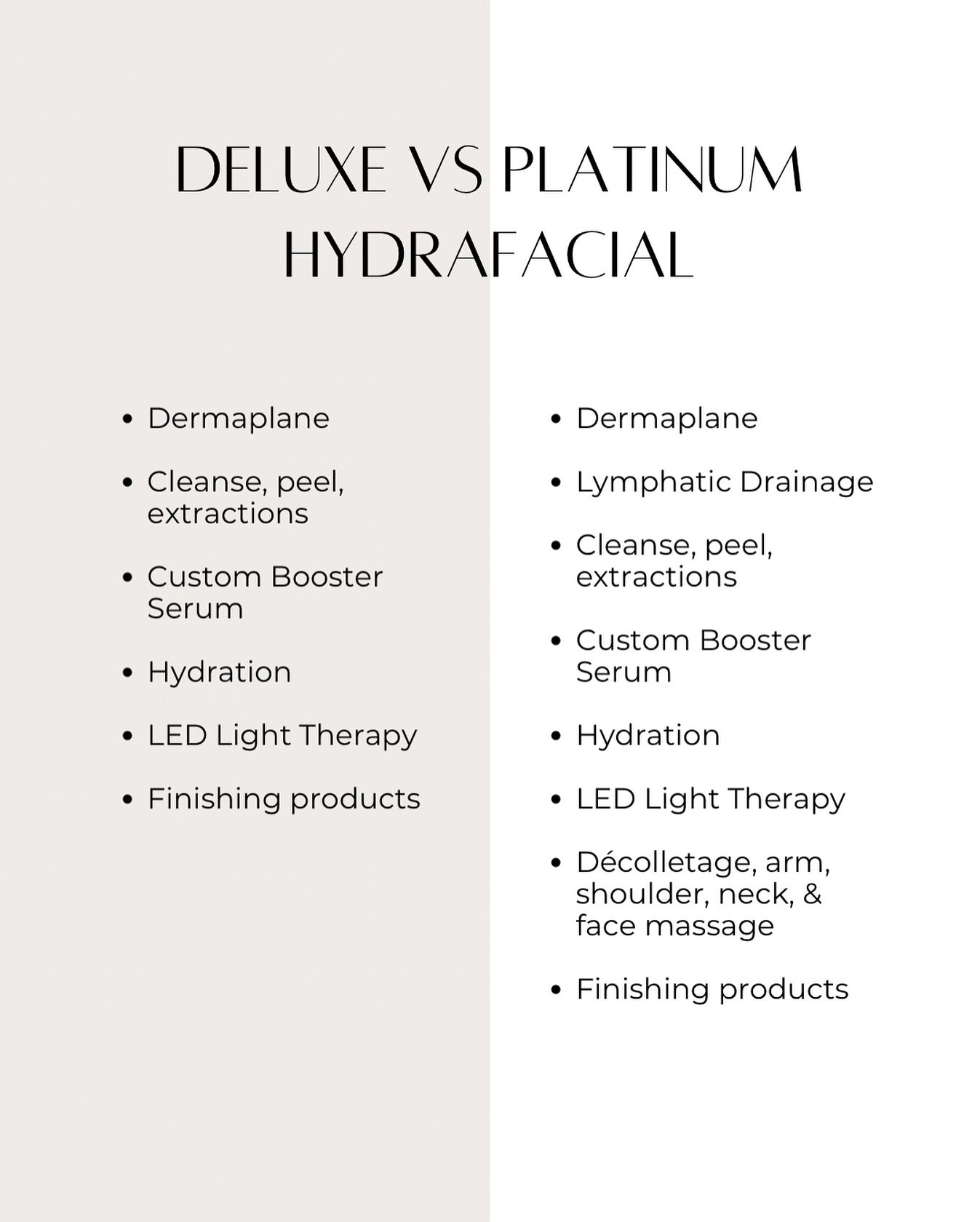 Hydrafacial is the ultimate solution for glowing, hydrated, healthy skin! ✨

Unlike traditional facials, Hydrafacial uses a patented device (not just hands!) to deeply cleanse, exfoliate, extract, and hydrate your skin&mdash;all in one treatment. It&
