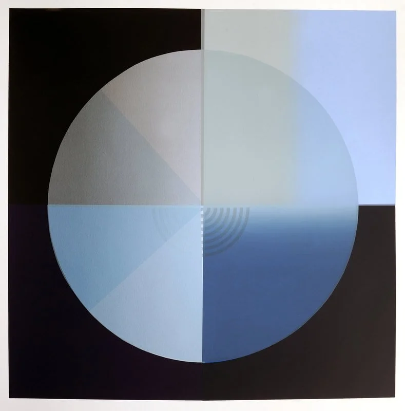 Kinda Blue, C, screenprint, 30" x 30"