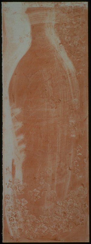 Vessel II, monotype, 67" x 23"