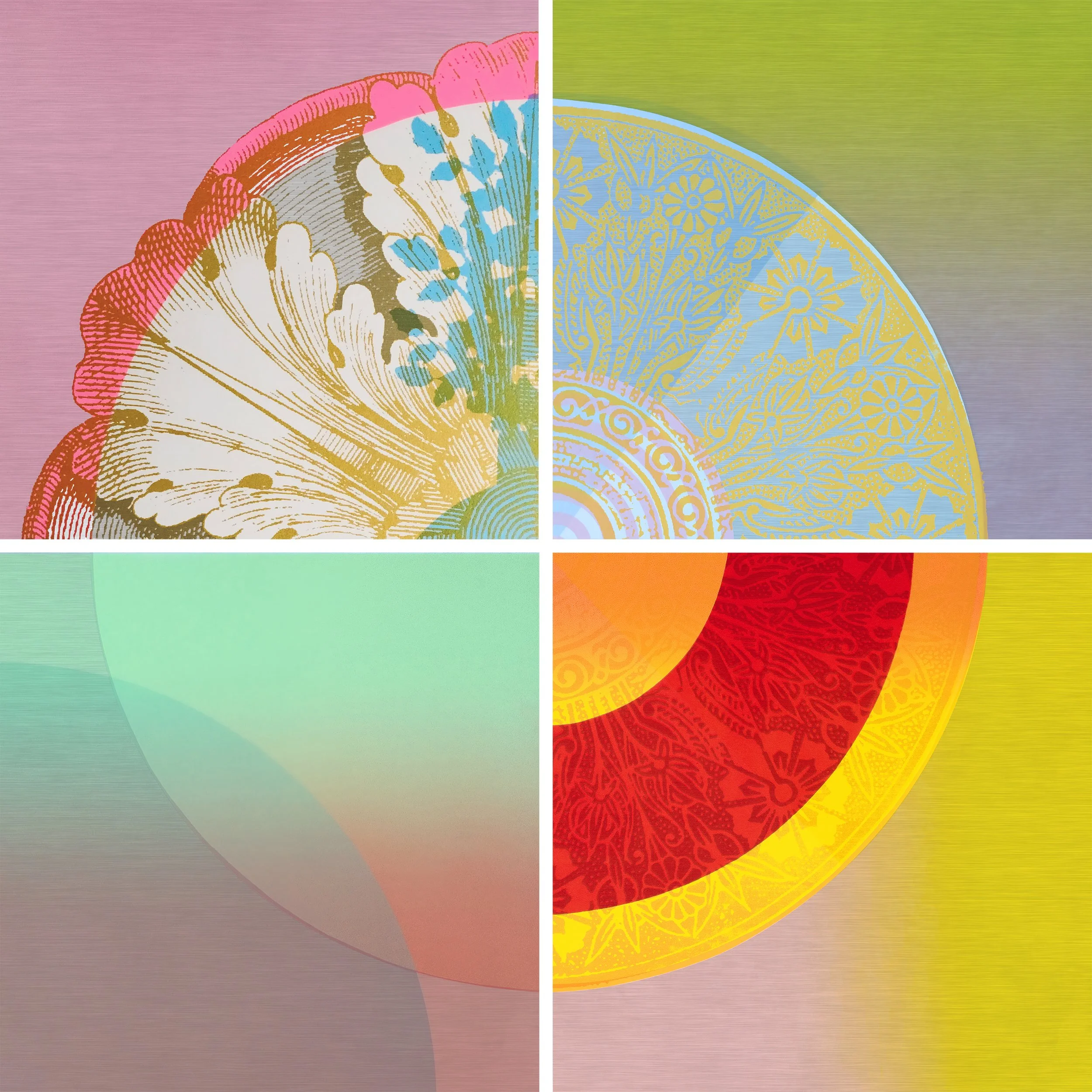 Susan J. Goldman, LEVER DU JOUR II, 2026, pigment print on aluminum, 6’6” x 6’6”, ed. 5