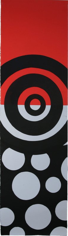 Red Hot, monotype, 56" x 19.5"