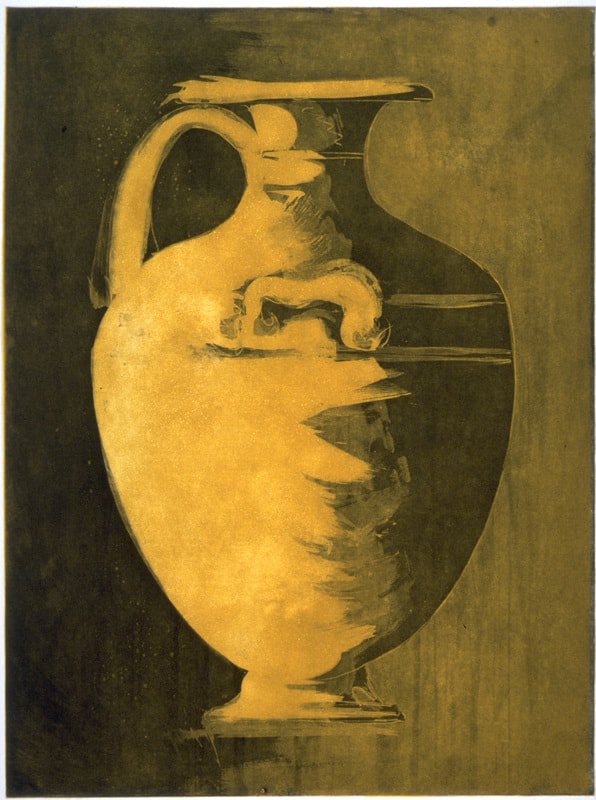 Amphora Gold, color intaglio, 24" x 18"