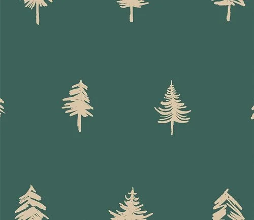 Timberline: Treeline Pine - Cotton Canvas
