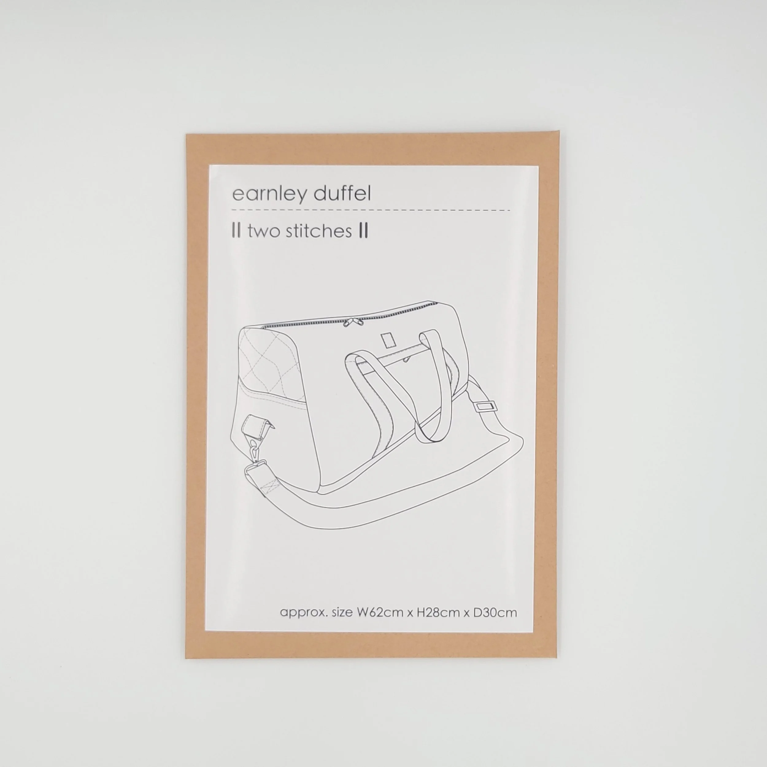 Two Stitches Patterns: Earnley Duffle